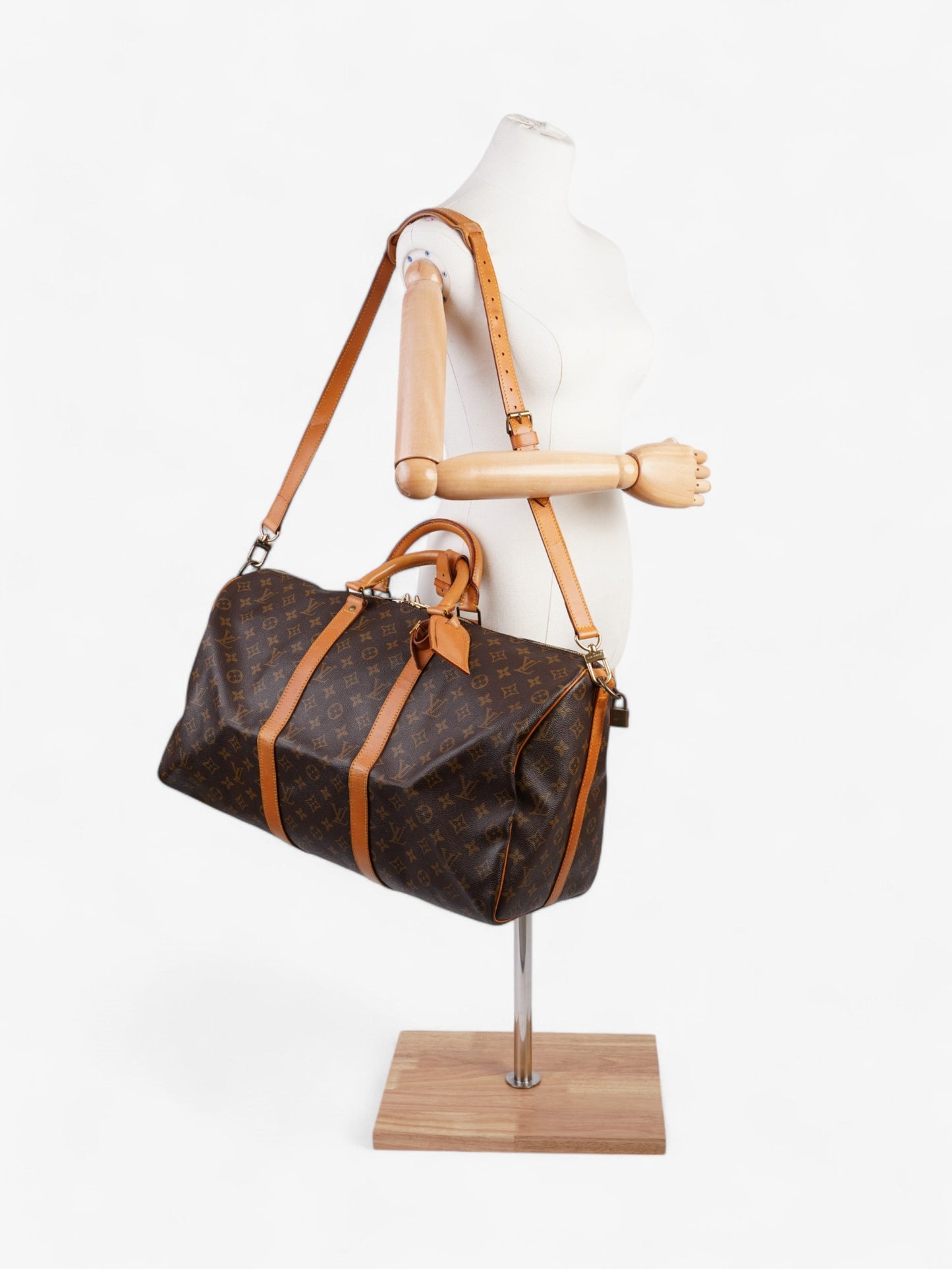 Louis Vuitton Keepall Bandouliere Monogram Coated Canvas 50
