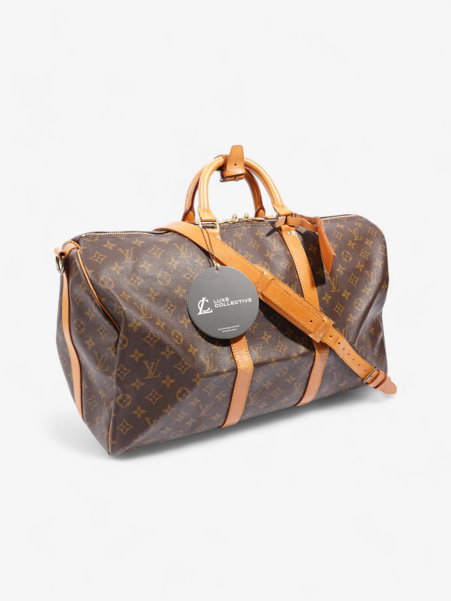 Louis Vuitton Keepall Bandouliere Monogram Coated Canvas 50