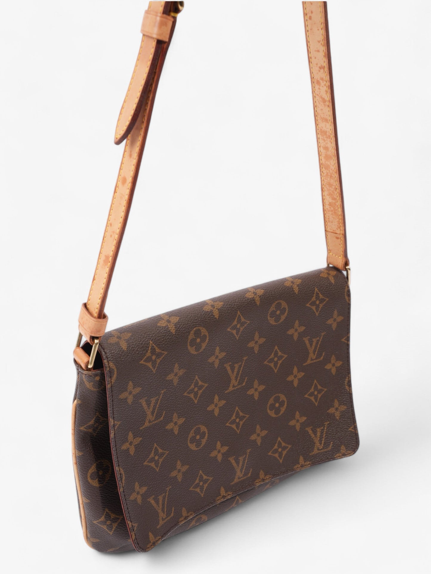 Louis Vuitton Musette Tango Monogram Coated Canvas