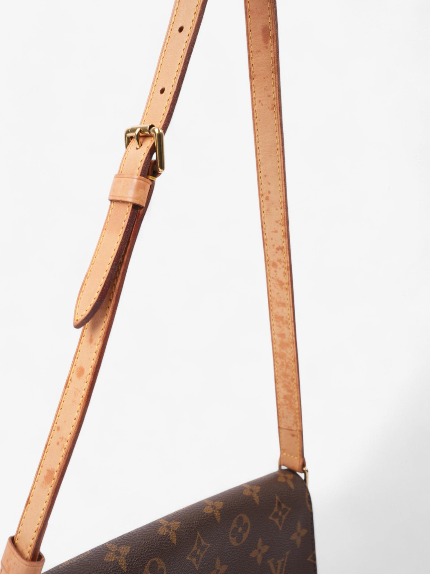 Louis Vuitton Musette Tango Monogram Coated Canvas
