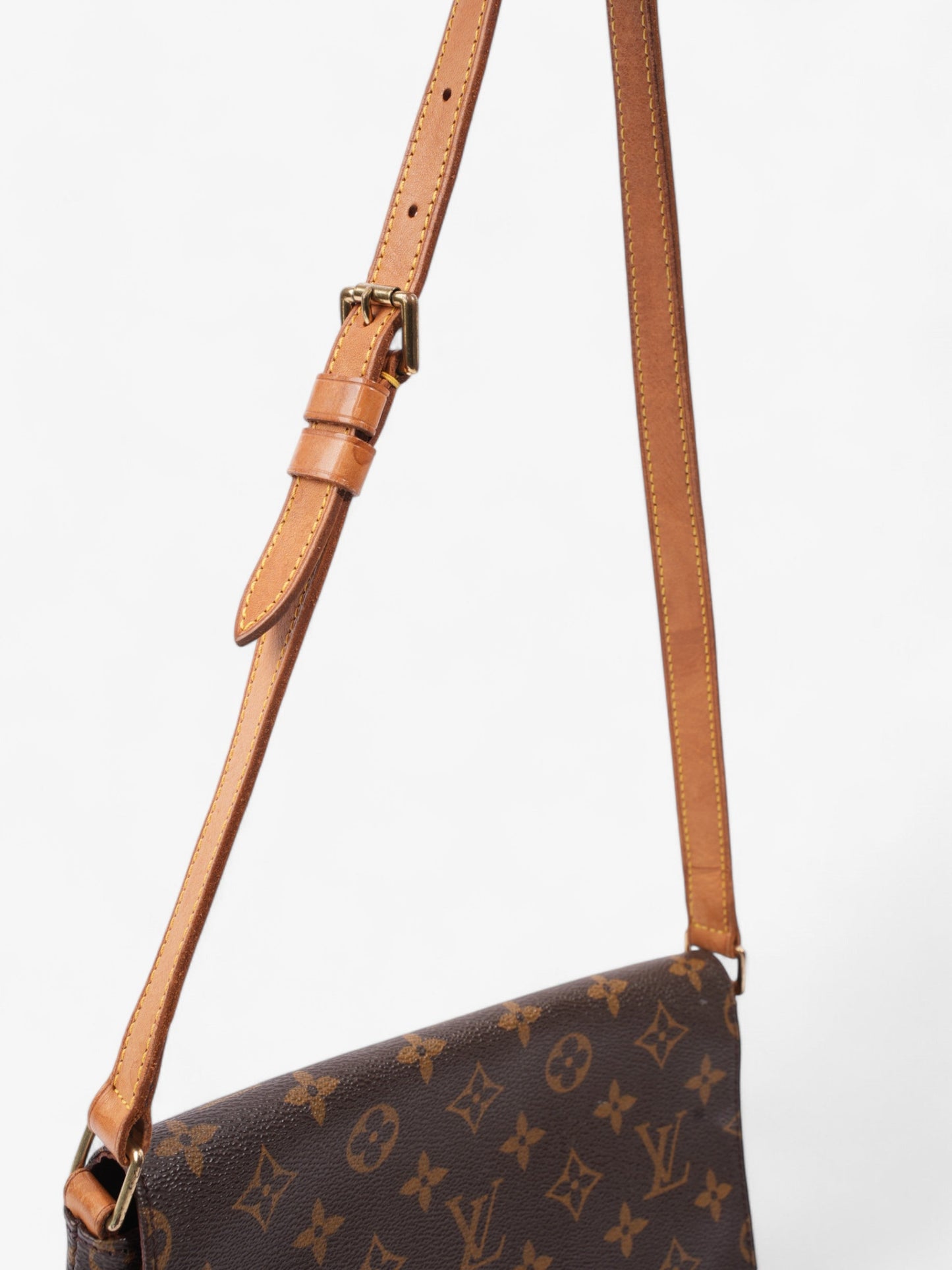 Louis Vuitton Musette Tango Monogram Coated Canvas
