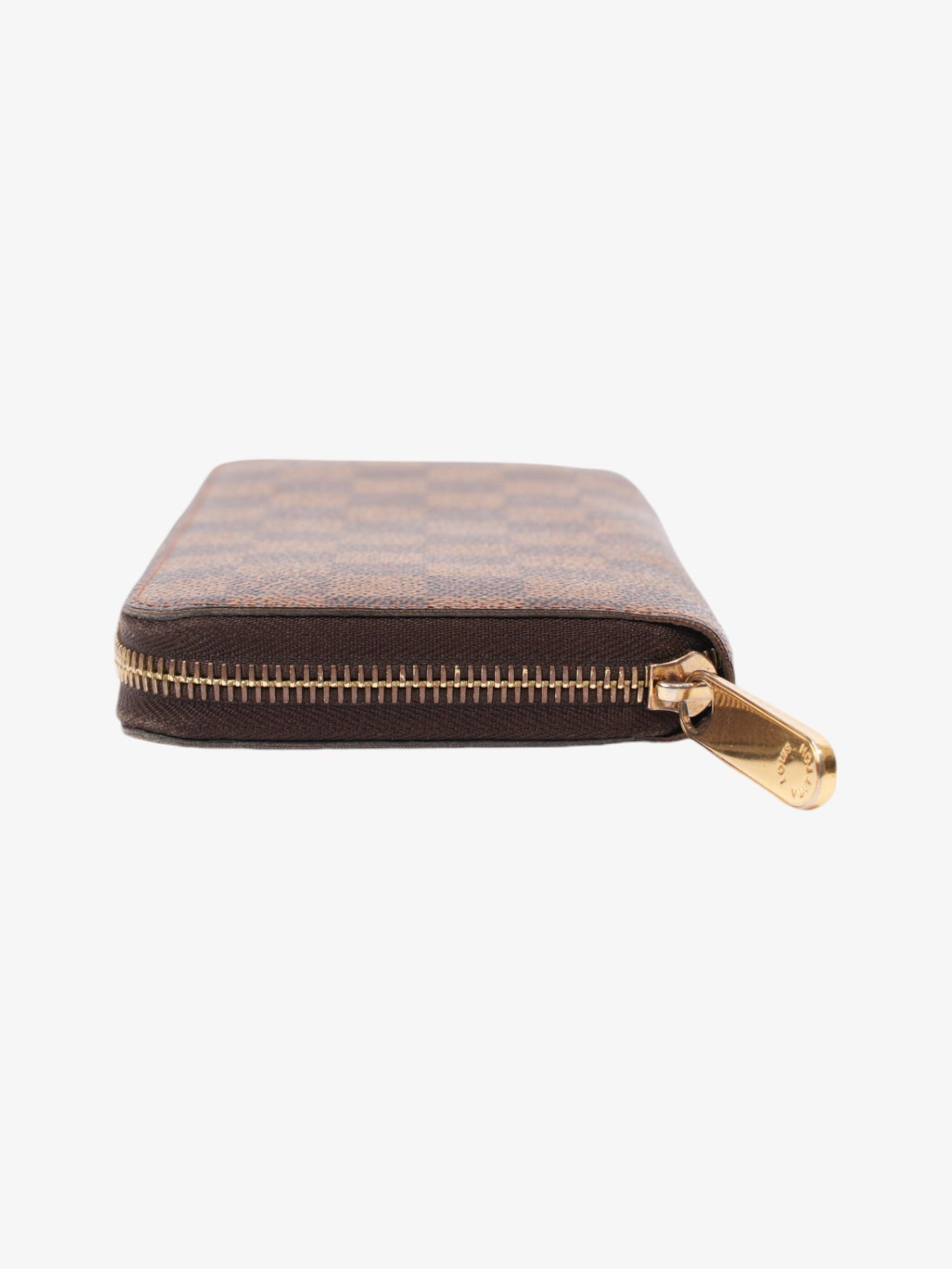 Louis Vuitton Zippy Wallet Damier Ebene Coated Canvas