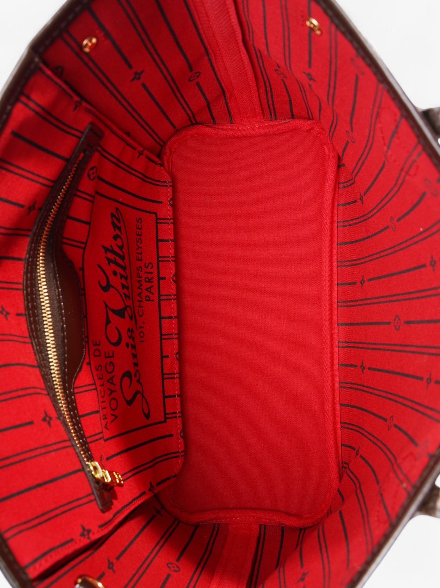Louis Vuitton Neverfull Damier Ebene Coated Canvas PM