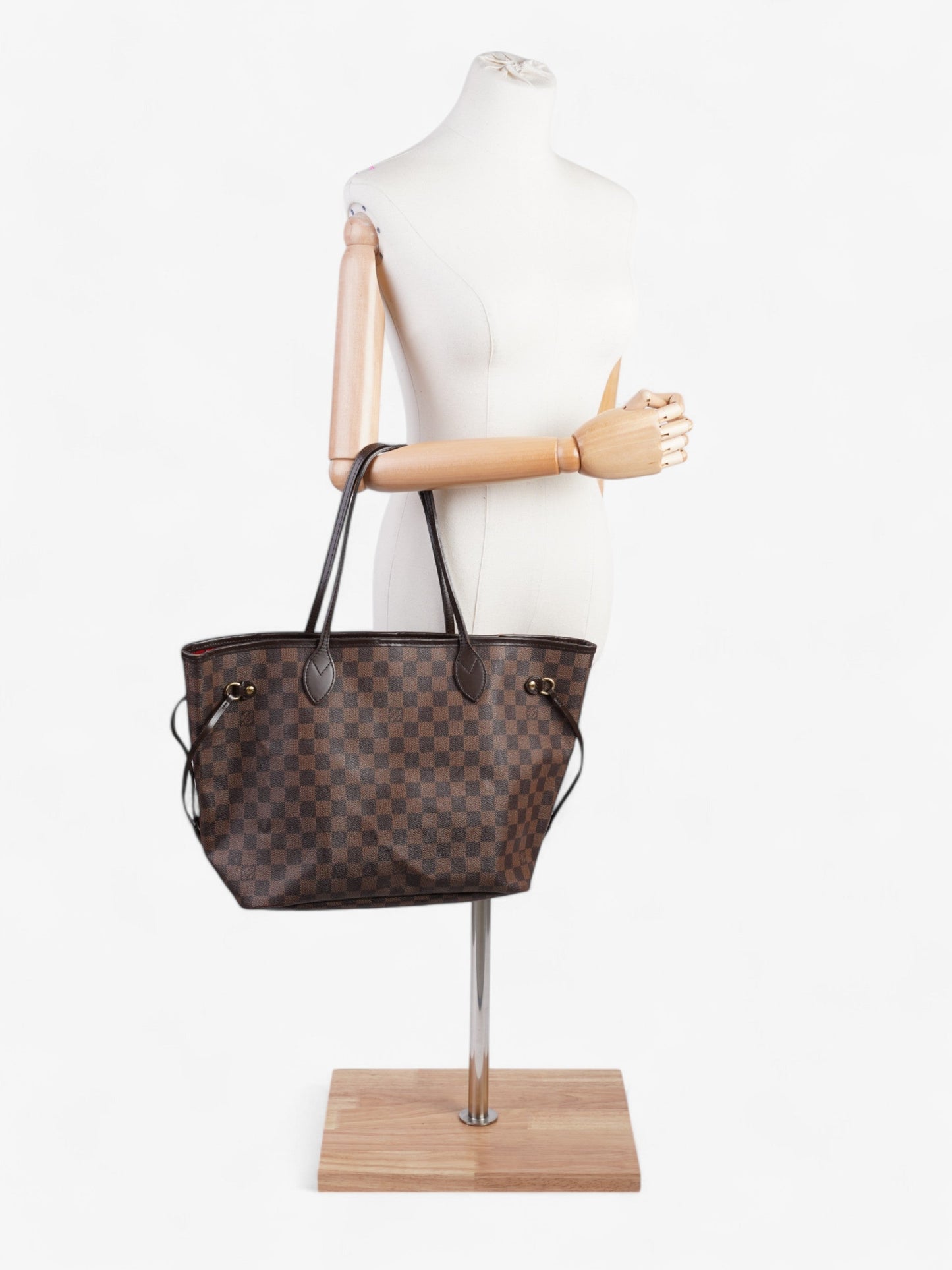 Louis Vuitton Neverfull Damier Ebene Coated Canvas MM