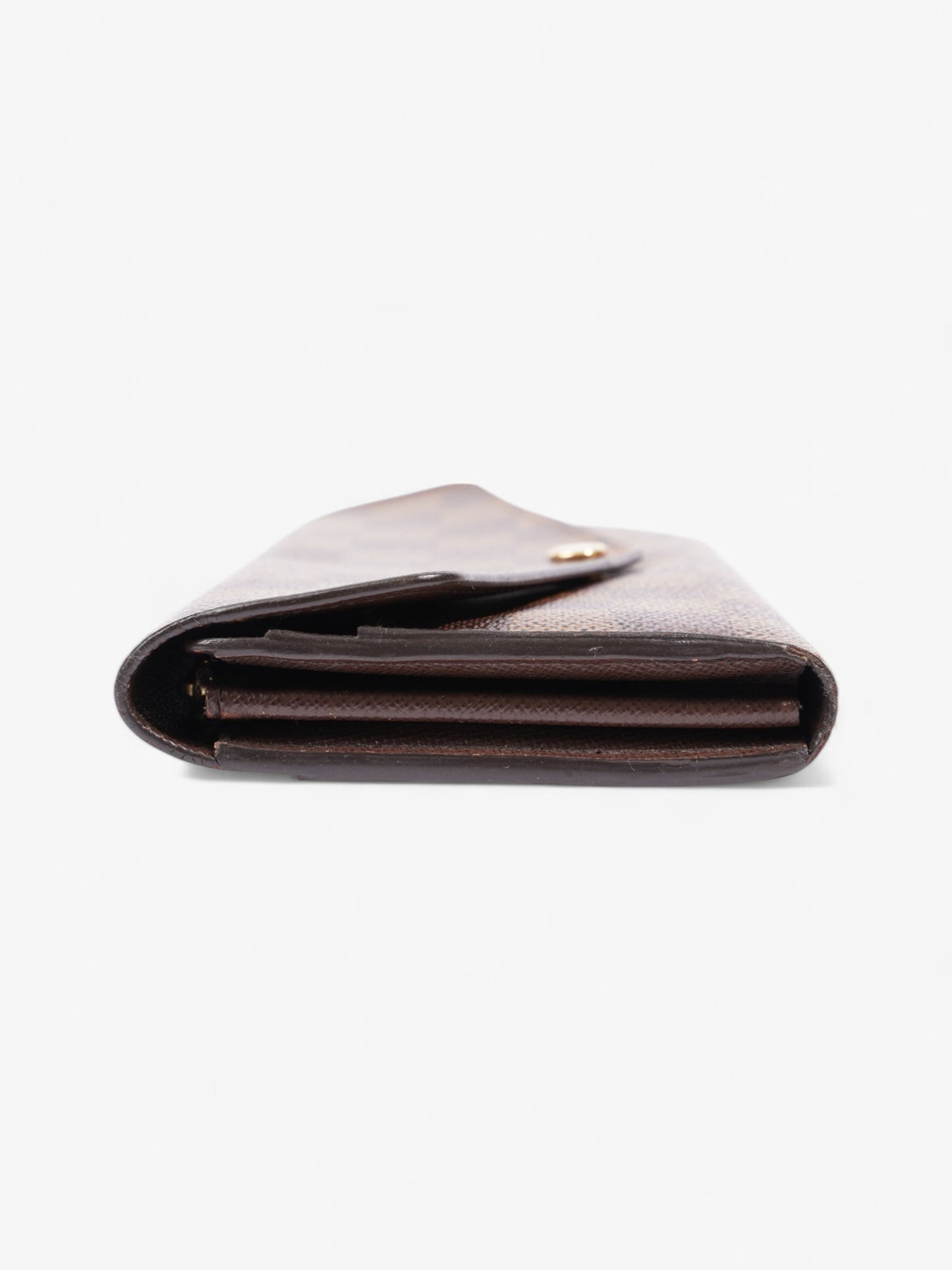 Louis Vuitton Sarah Wallet Damier Ebene Coated Canvas