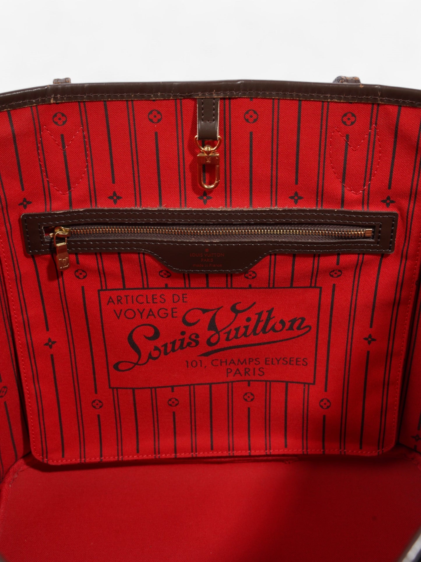 Louis Vuitton Neverfull Damier Ebene Coated Canvas MM
