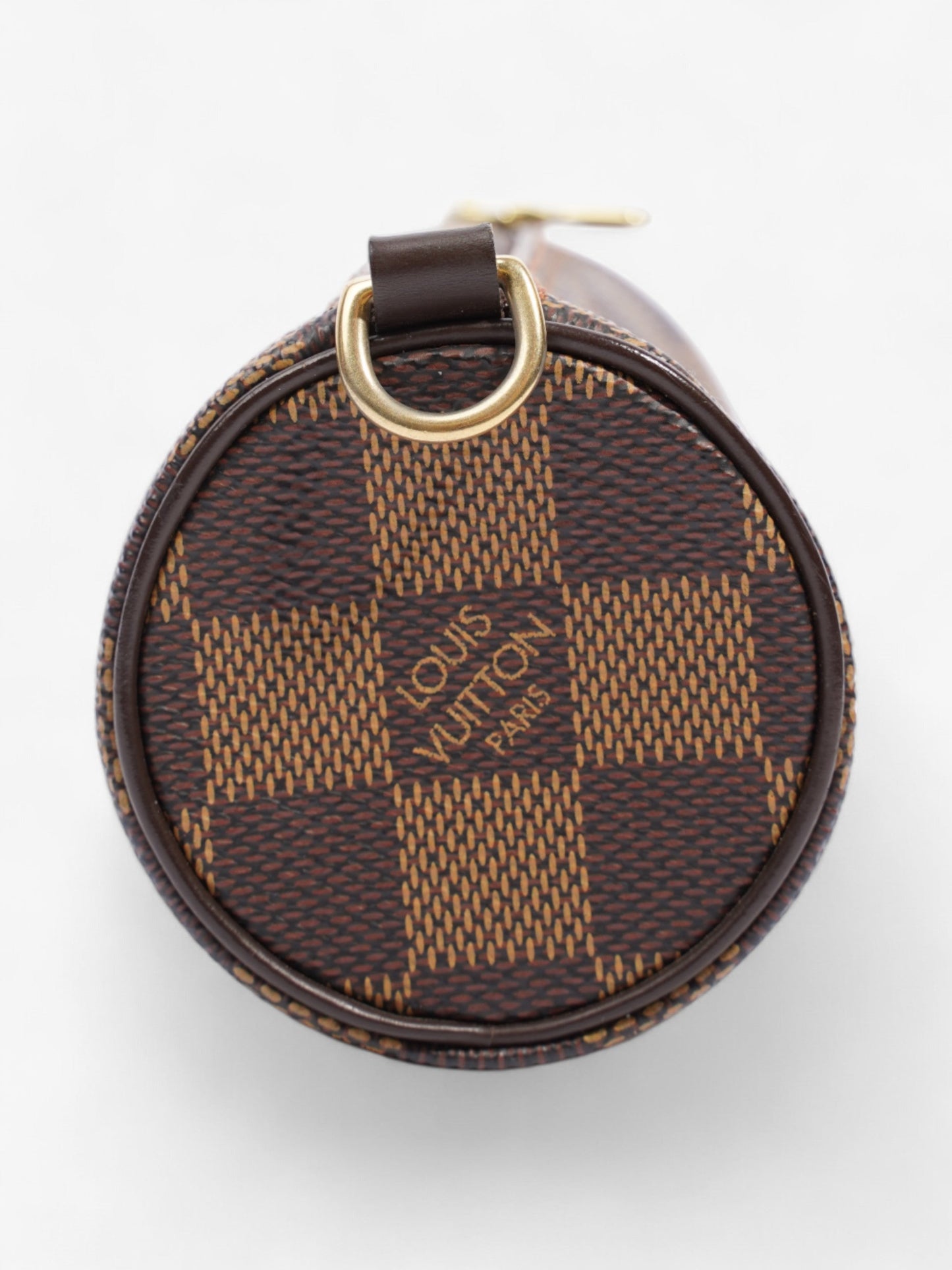 Louis Vuitton Papillon Pouch - No Strap Damier Ebene Coated Canvas Mini
