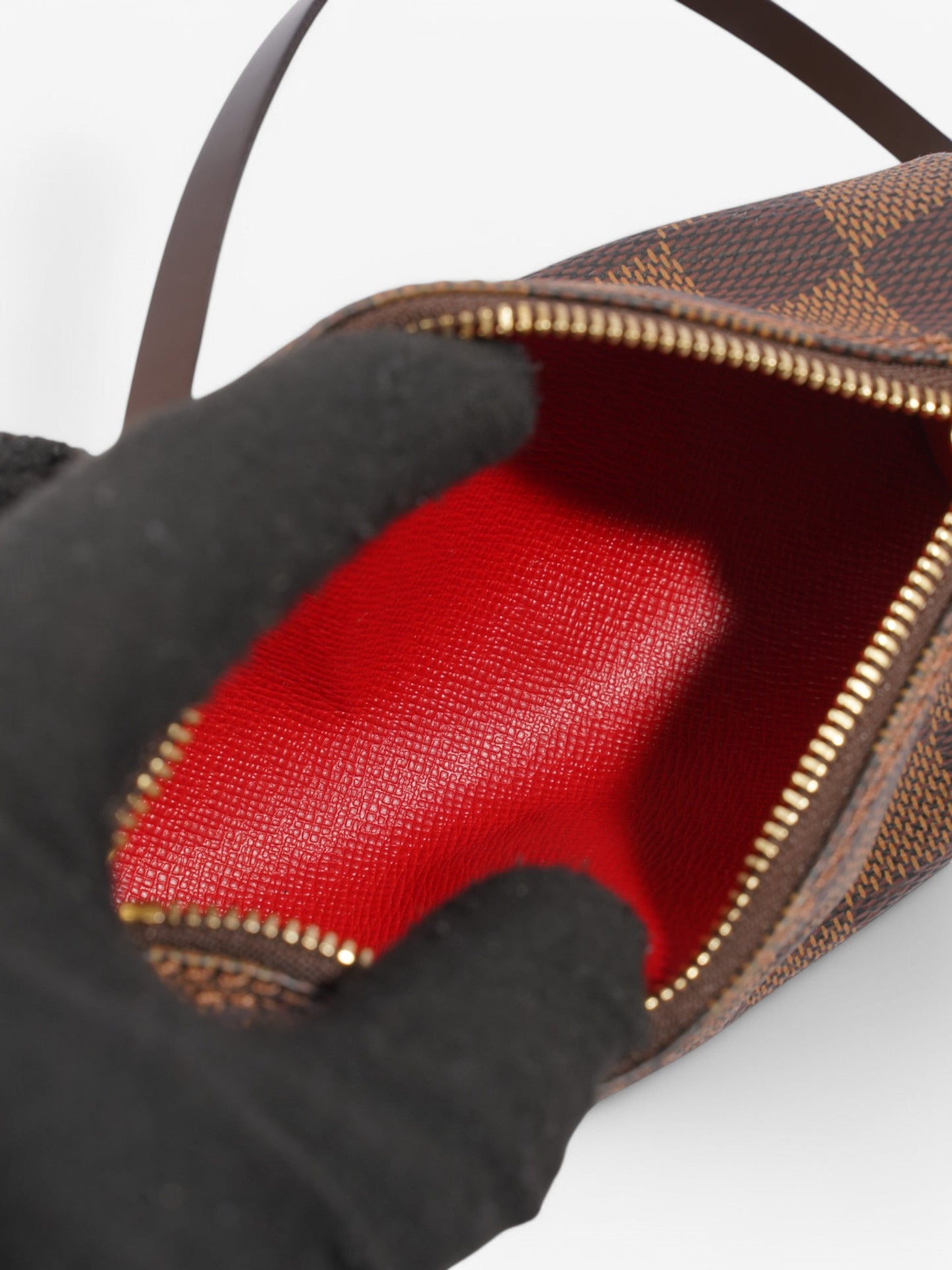 Louis Vuitton Papillon Damier Ebene Coated Canvas Mini