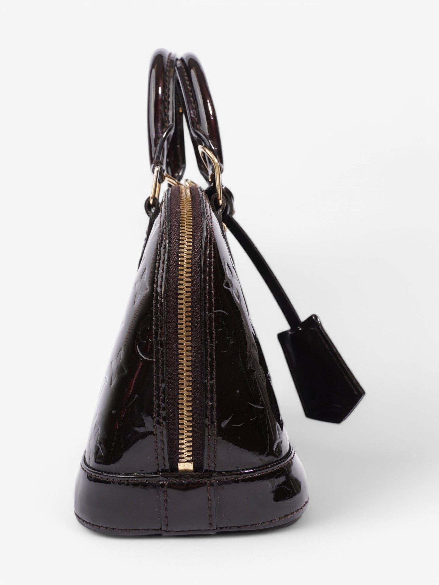 Louis Vuitton Alma Purple Vernis Leather BB