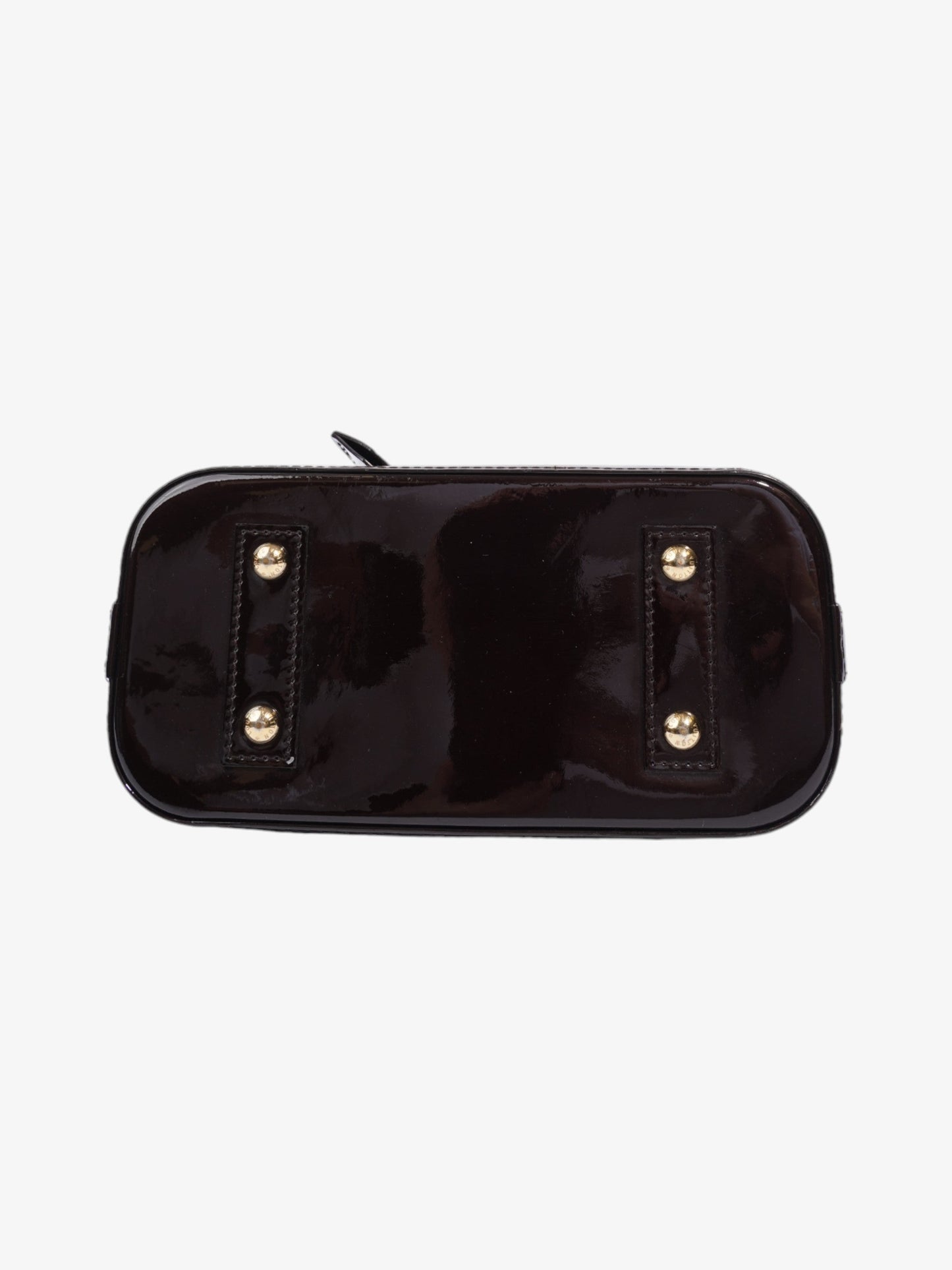 Louis Vuitton Alma Purple Vernis Leather BB