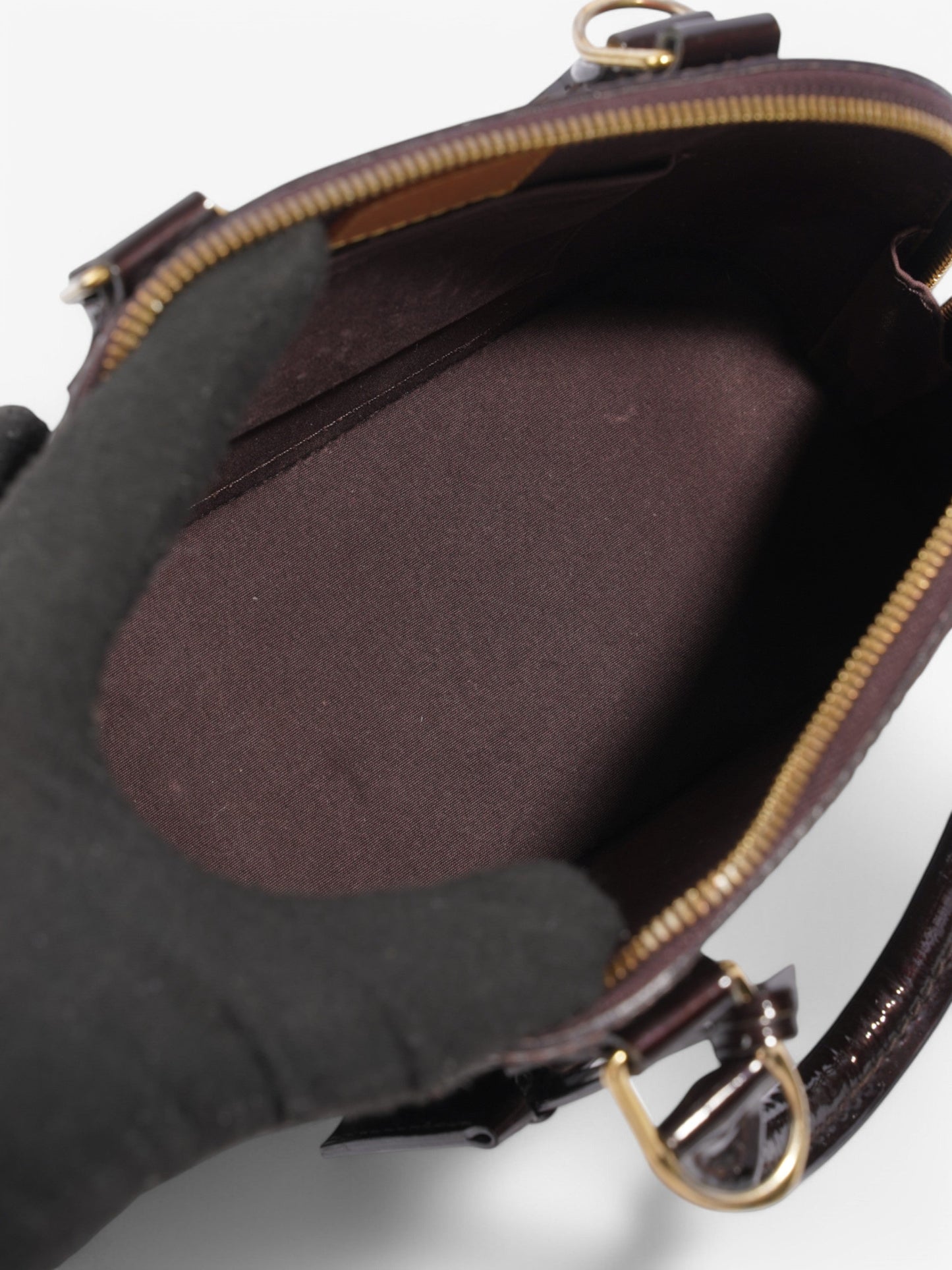 Louis Vuitton Alma Purple Vernis Leather BB