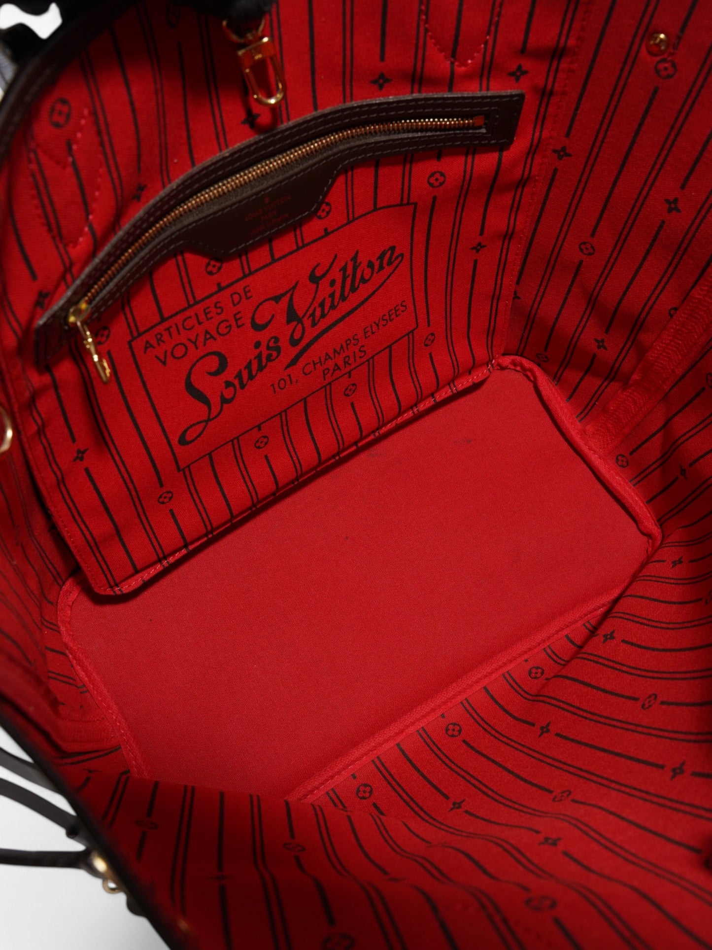 Louis Vuitton Neverfull Damier Ebene Coated Canvas MM