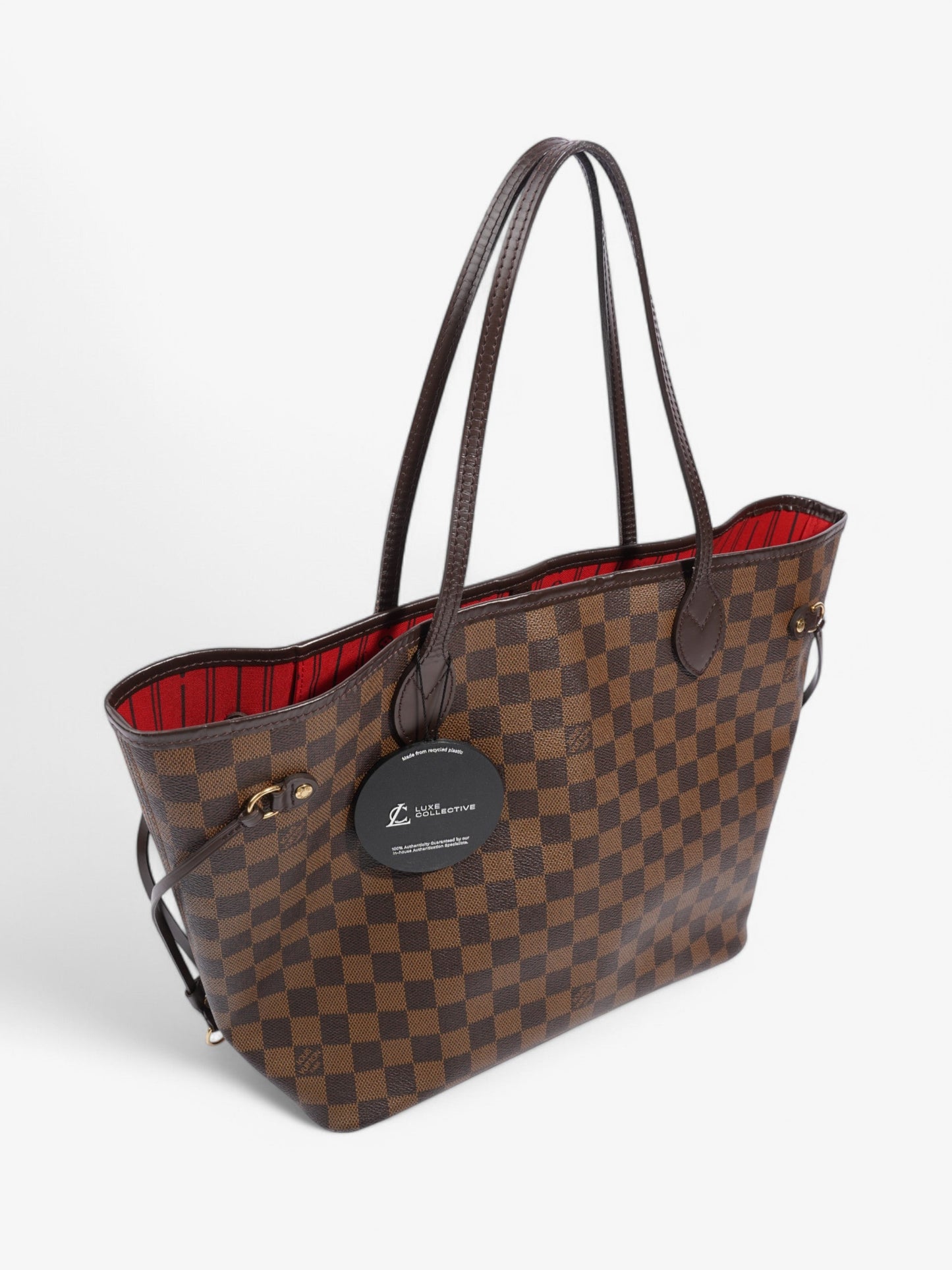Louis Vuitton Neverfull Damier Ebene Coated Canvas MM