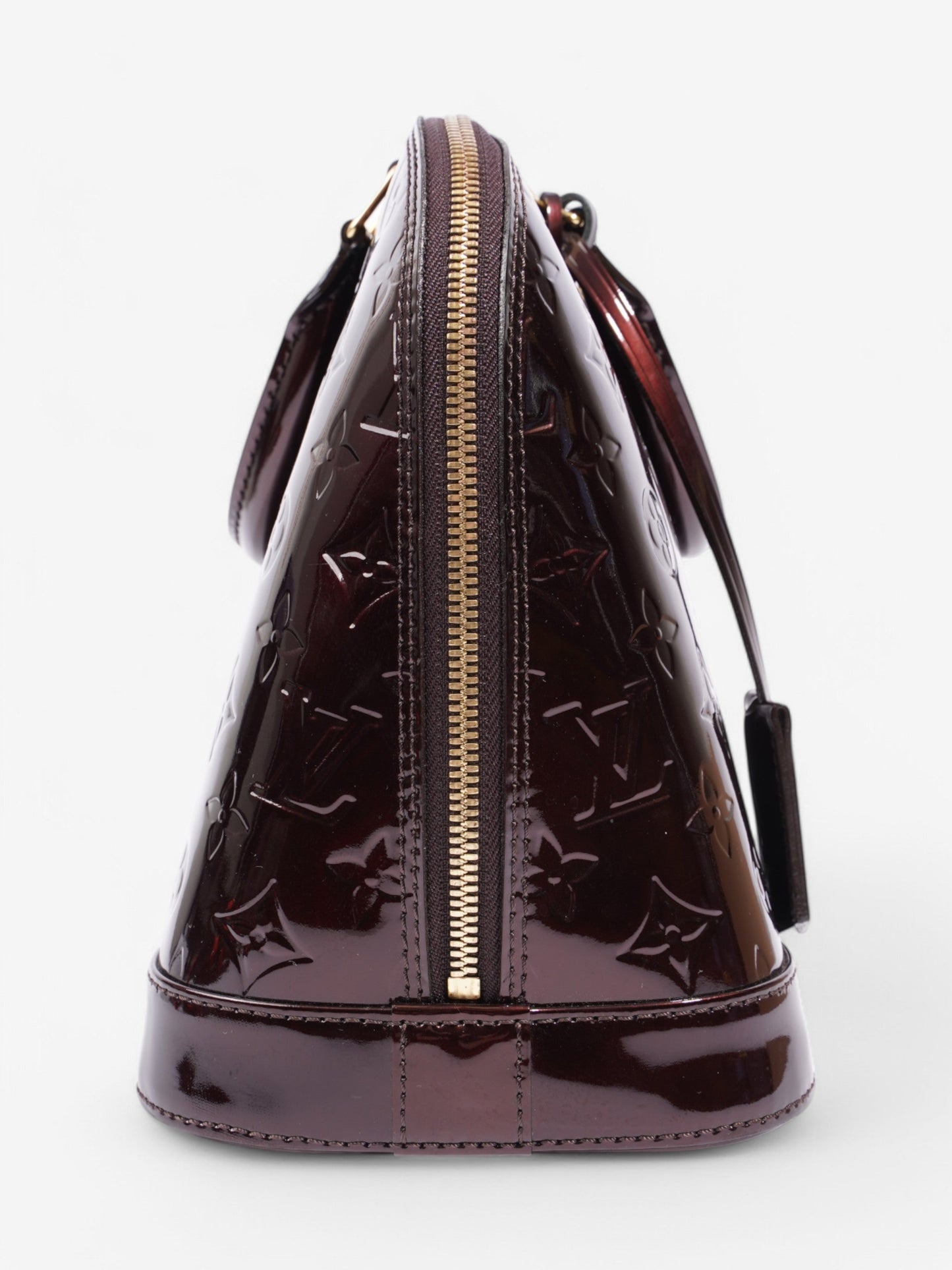 Louis Vuitton Alma Purple Vernis Leather PM
