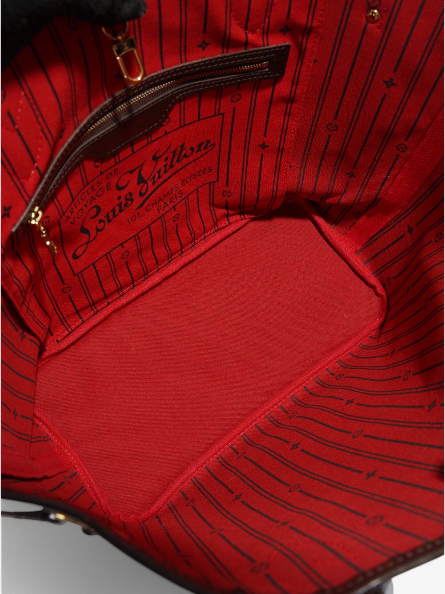 Louis Vuitton Neverfull Damier Ebene Coated Canvas MM