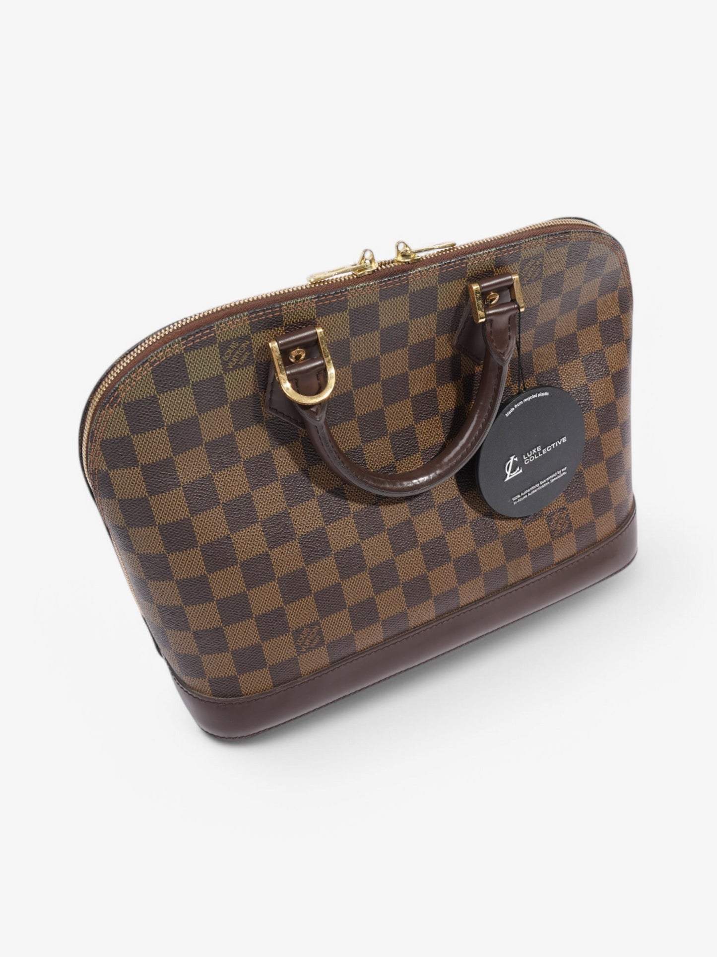 Louis Vuitton Alma Damier Ebene Coated Canvas PM