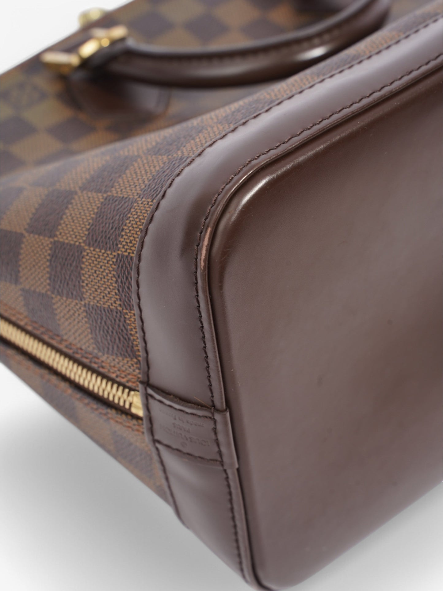 Louis Vuitton Alma Damier Ebene Coated Canvas PM
