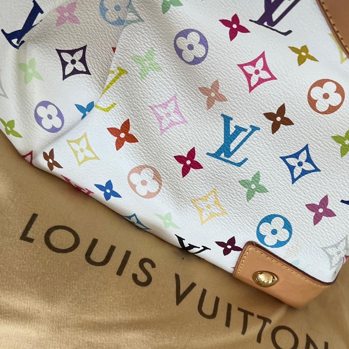 White Monogram Multicolore Canvas Ursula Bag