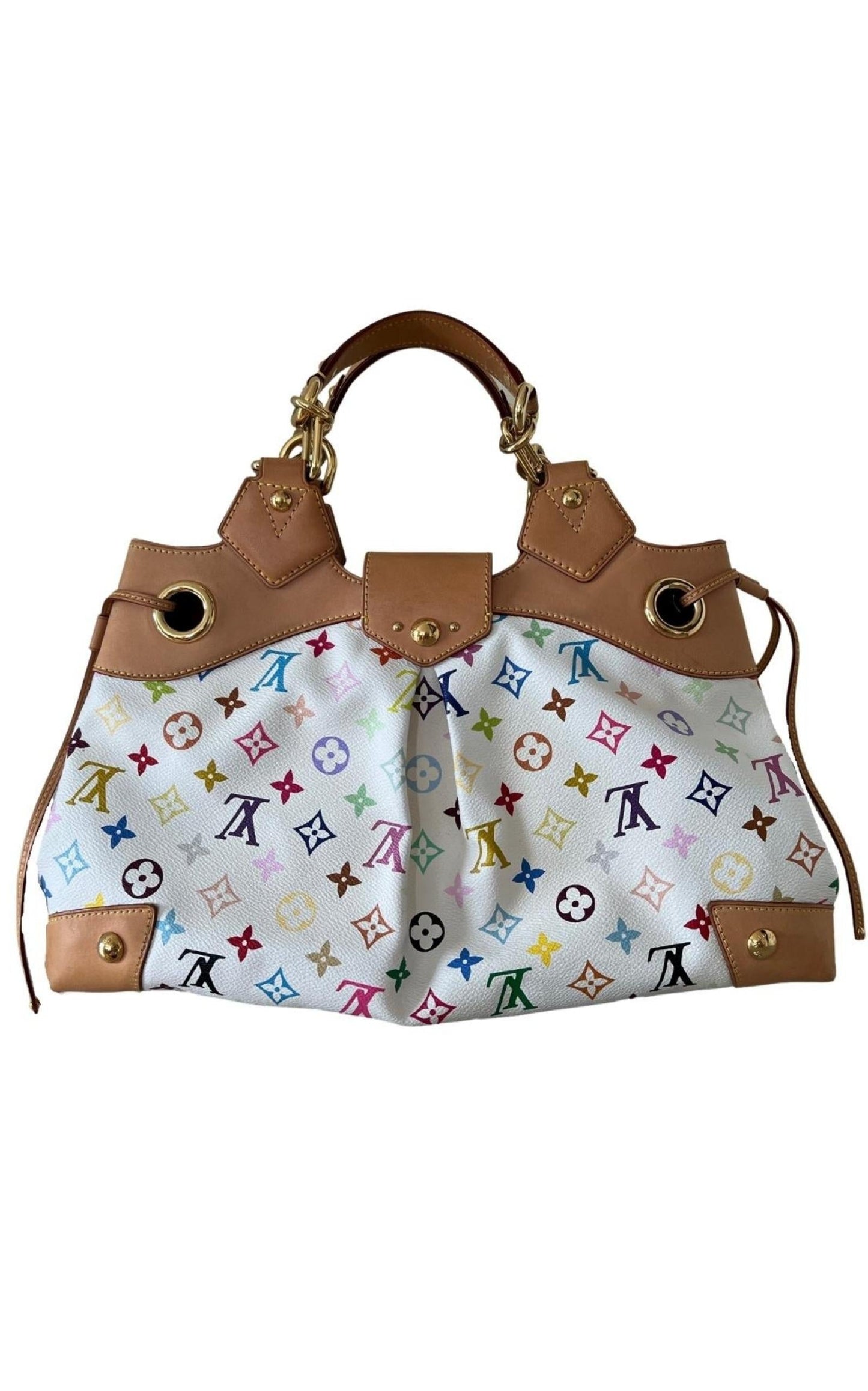White Monogram Multicolore Canvas Ursula Bag