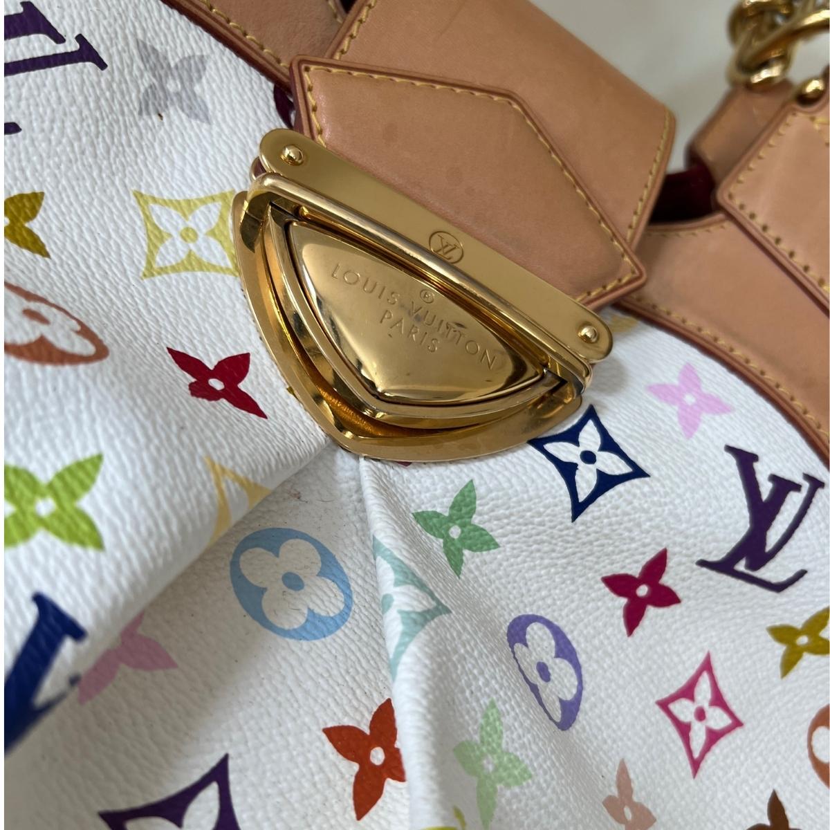 White Monogram Multicolore Canvas Ursula Bag