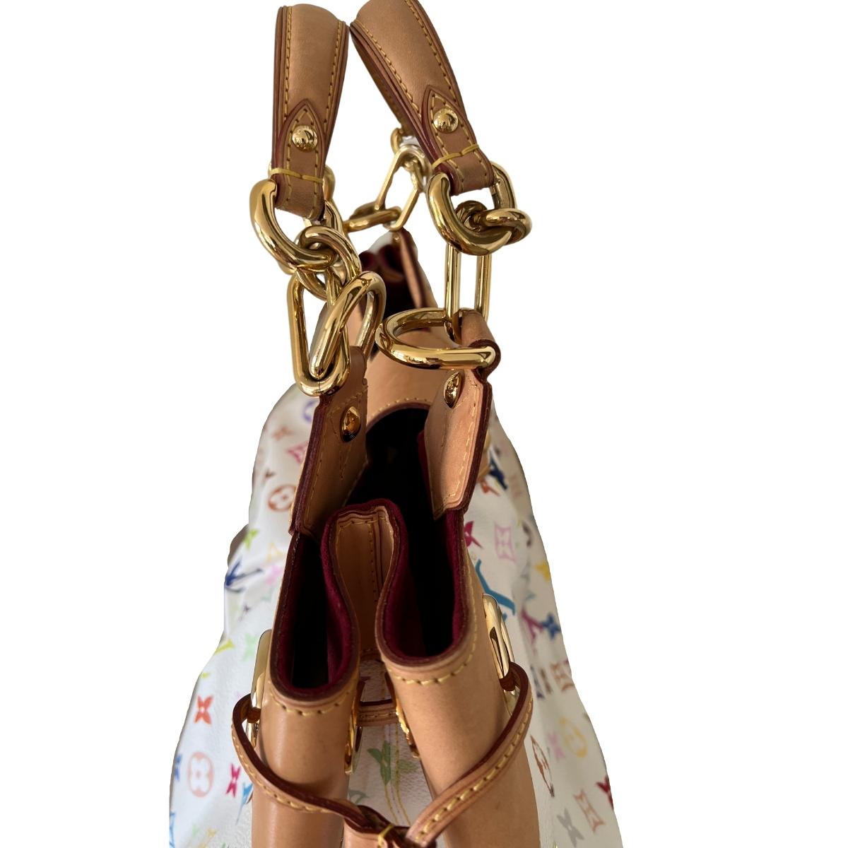 White Monogram Multicolore Canvas Ursula Bag