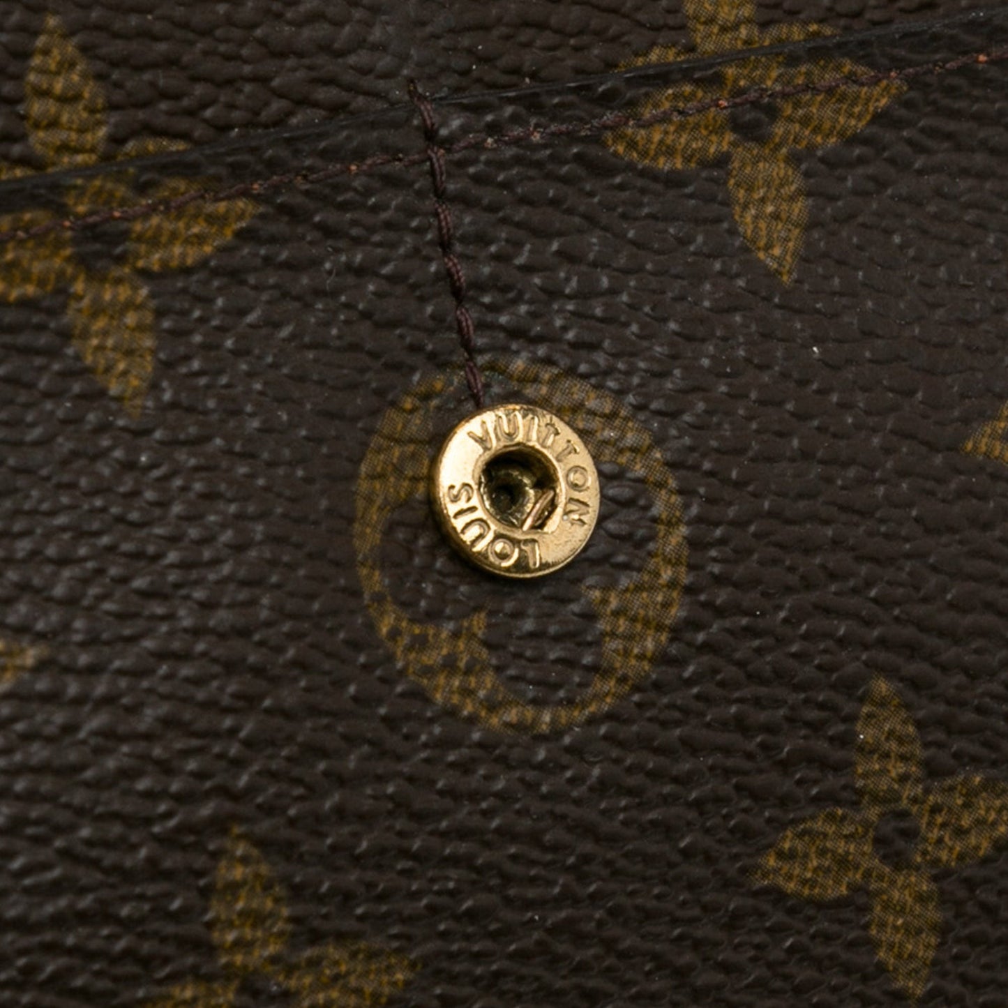 Brown Louis Vuitton Monogram Sarah Long Wallet
