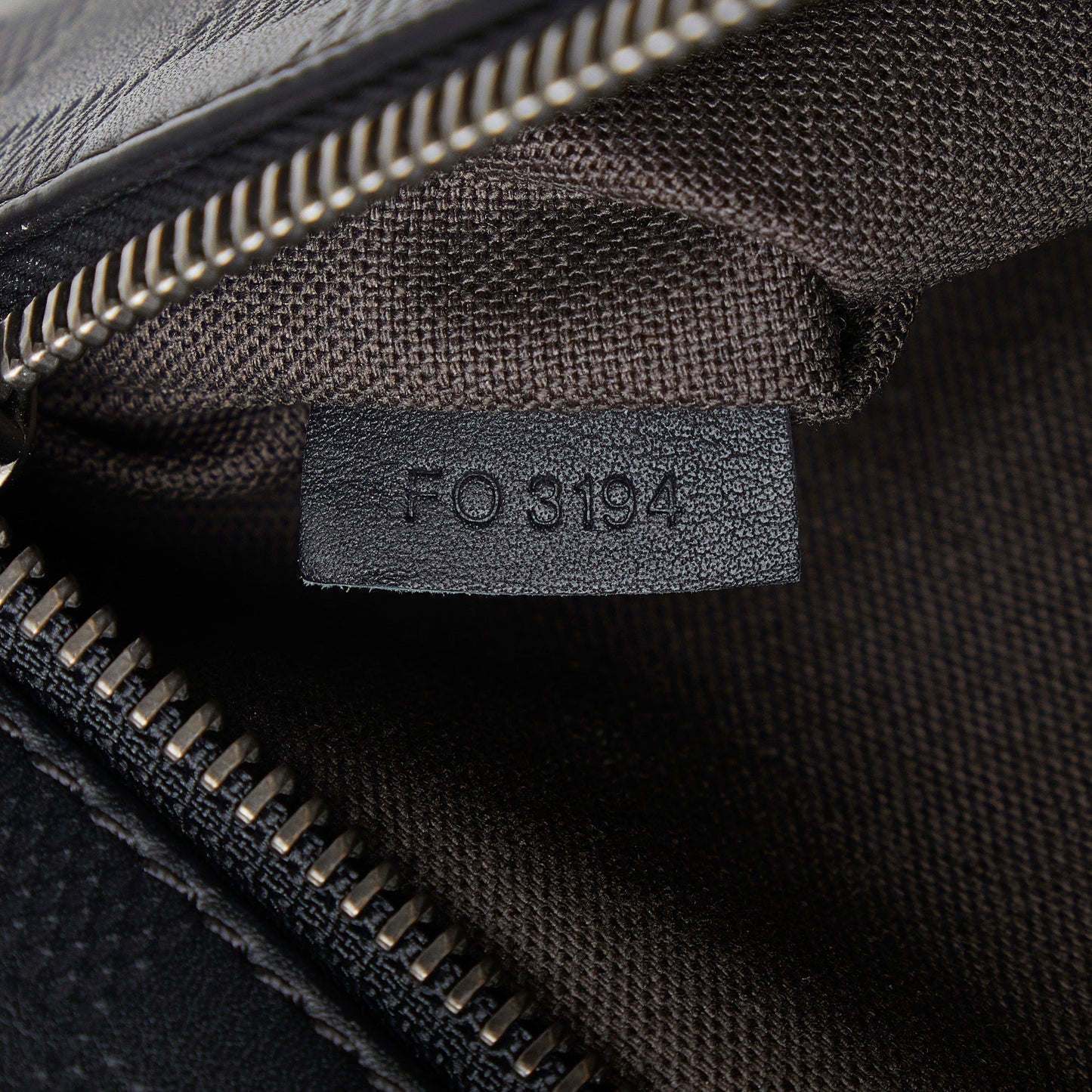 Black Louis Vuitton Damier Inifini Ambler Belt Bag