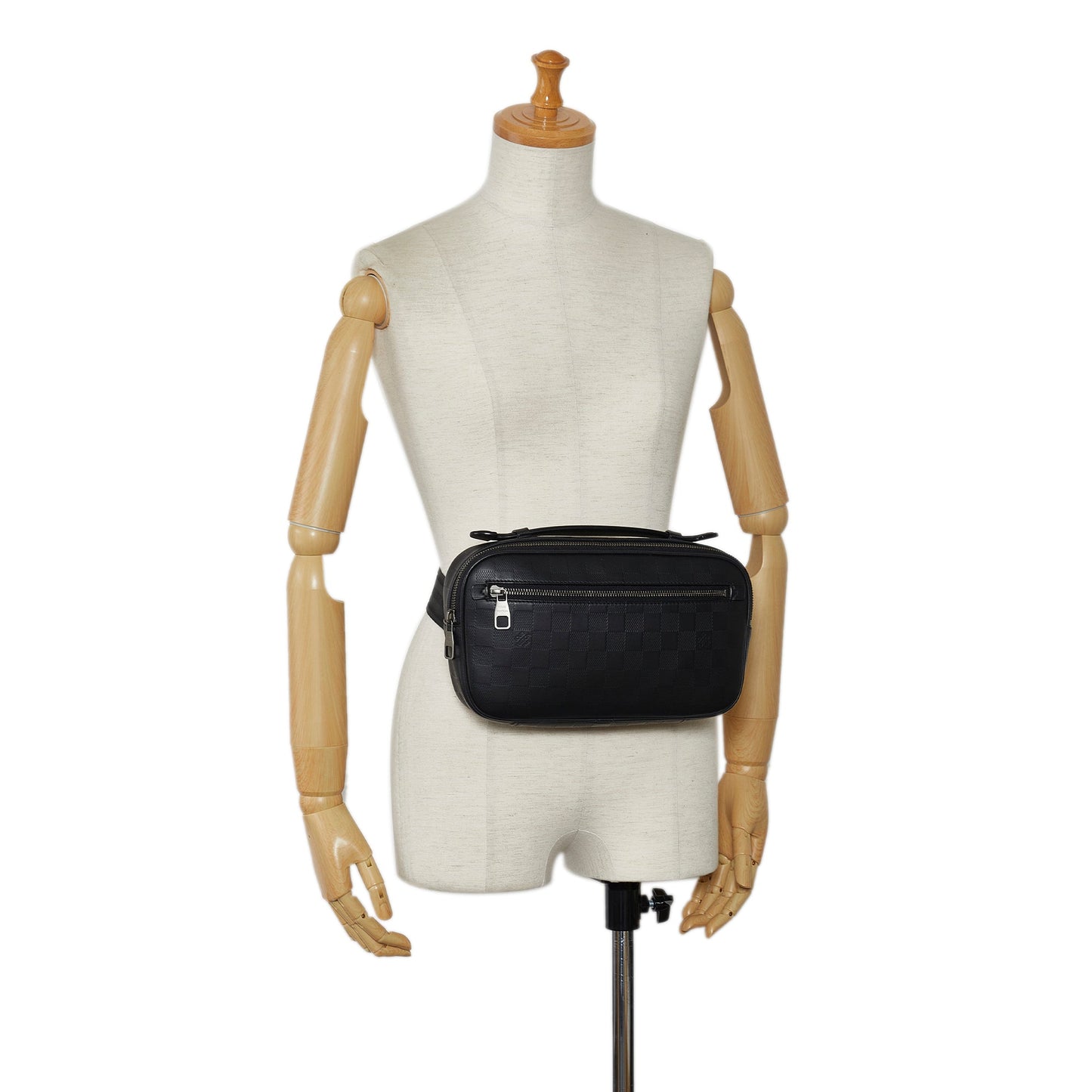 Black Louis Vuitton Damier Inifini Ambler Belt Bag
