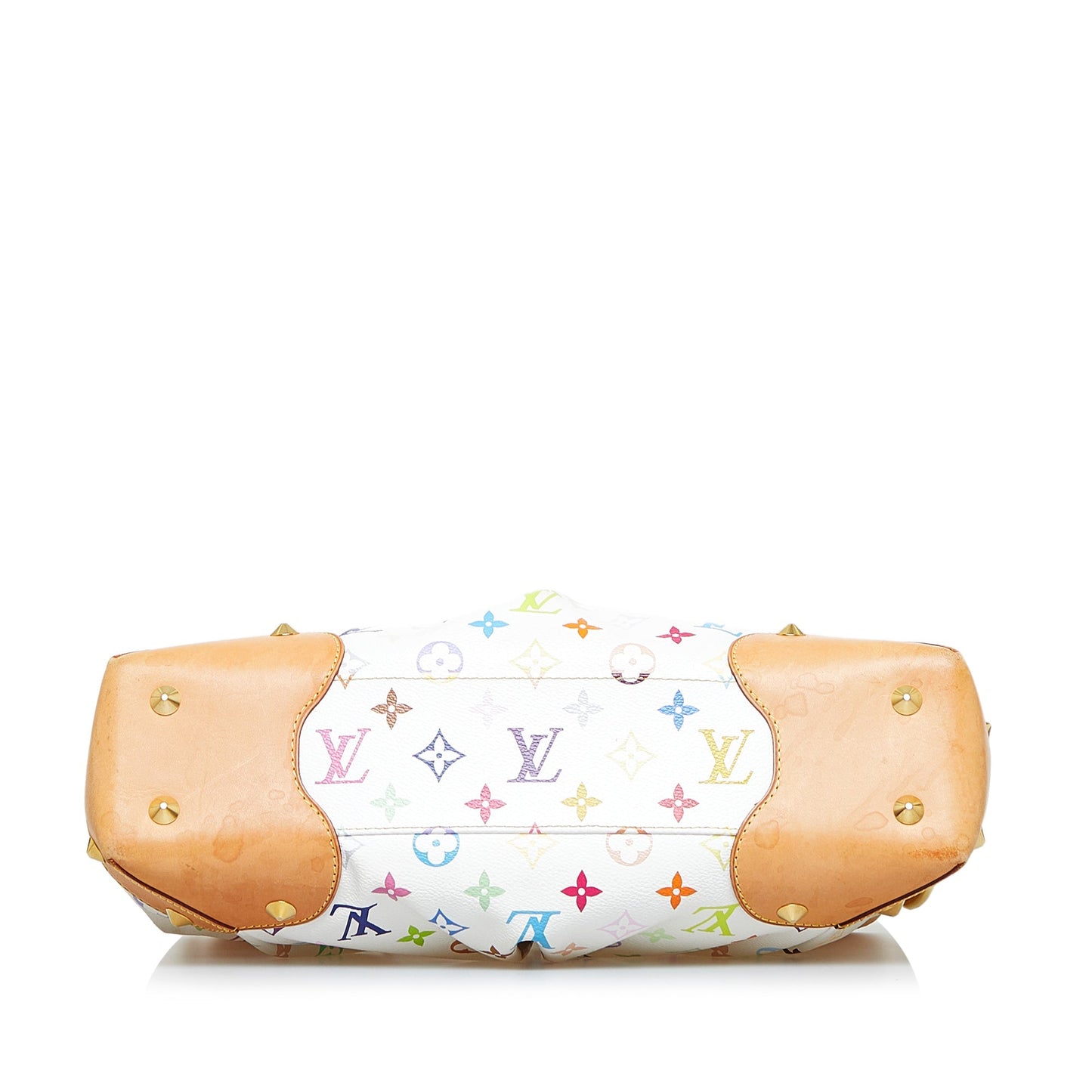 White Louis Vuitton Monogram Multicolore Judy MM Satchel
