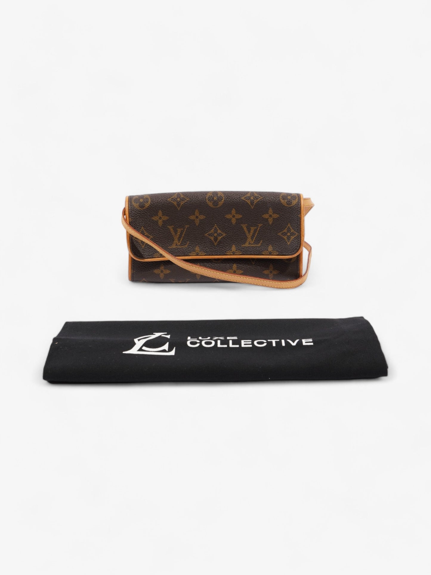 Louis Vuitton Twin Pochette Monogram Coated Canvas PM