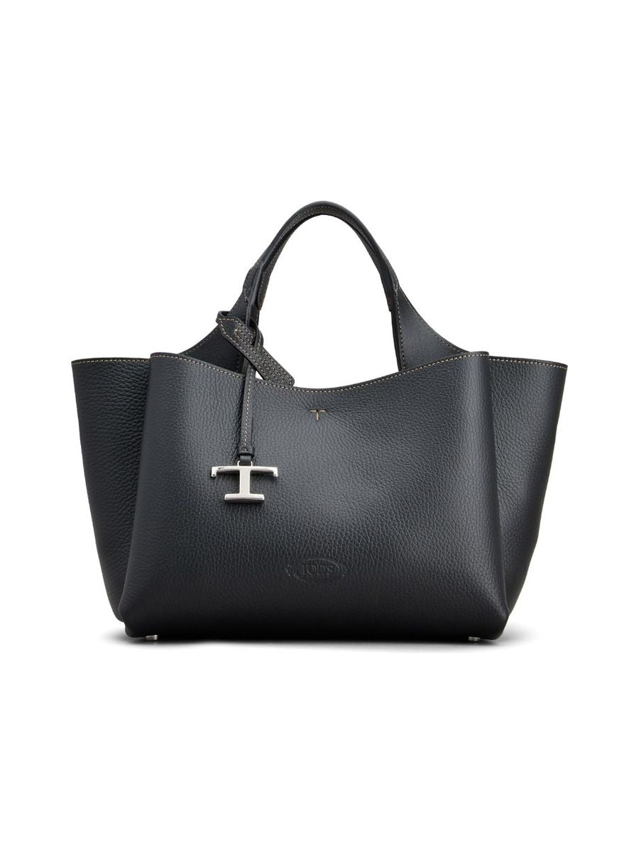 Medium Logoplaque Leather Tote