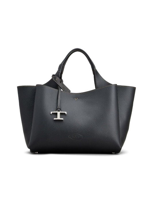 Medium Logoplaque Leather Tote