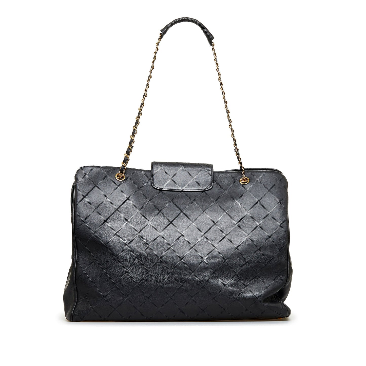 Chanel Supermodel Weekender XL Black Lambskin Gold