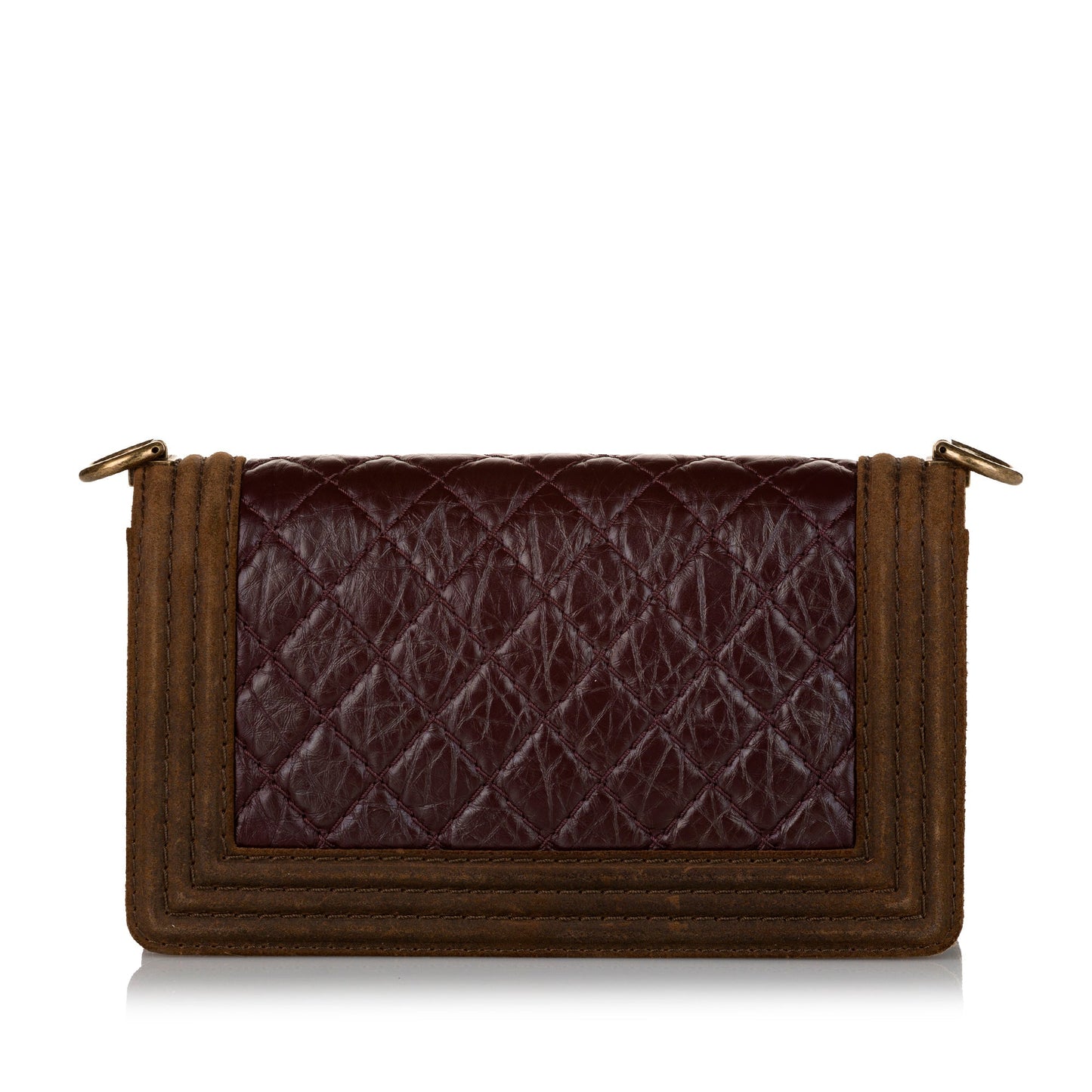 Chanel Boy Flap Brown Lambskin Gold