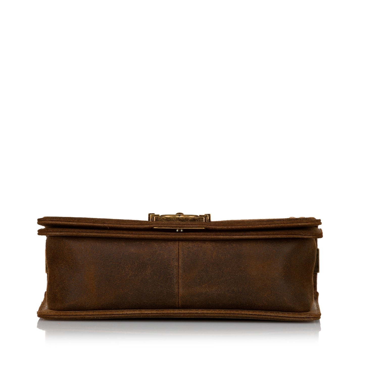 Chanel Boy Flap Brown Lambskin Gold