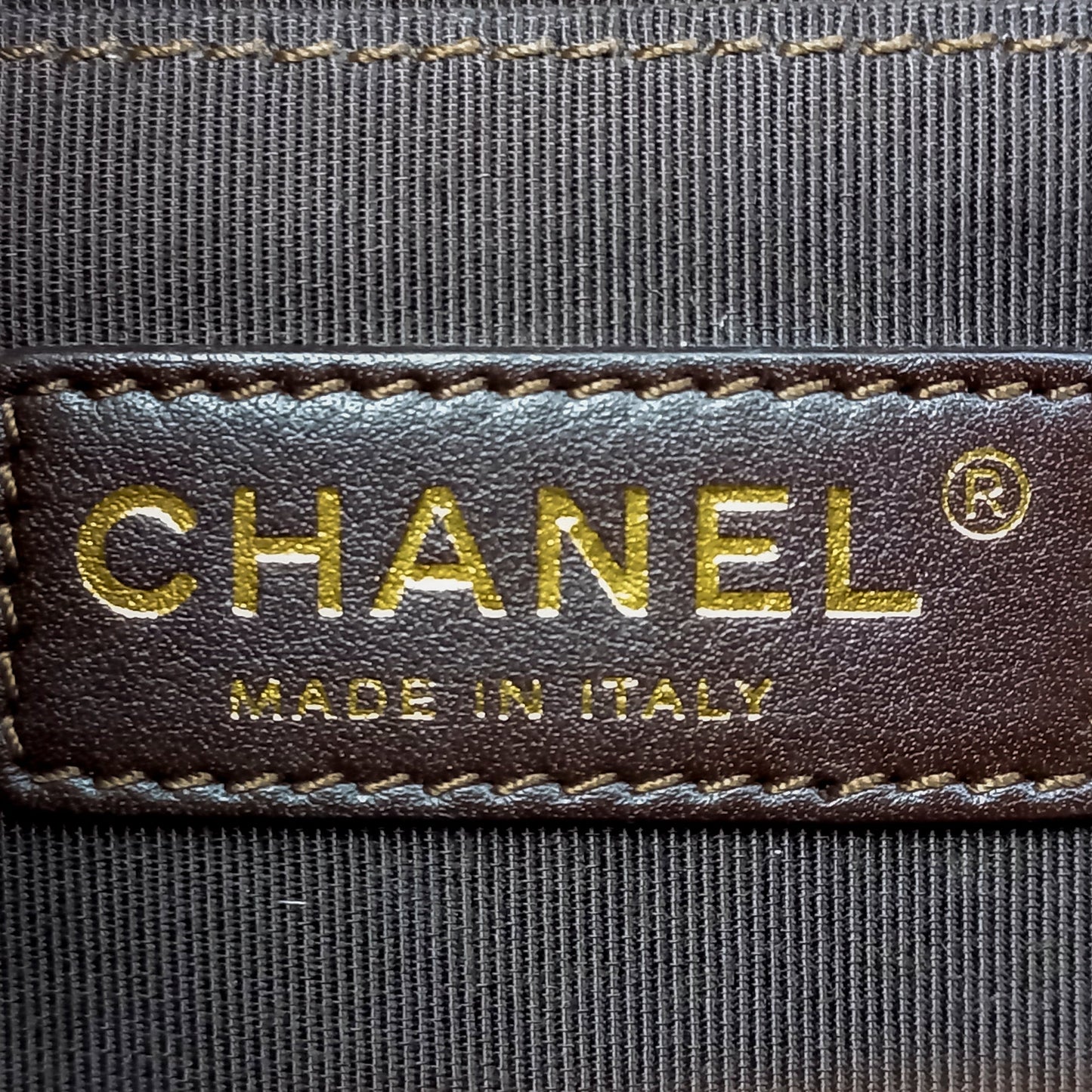 Chanel Boy Flap Brown Lambskin Gold