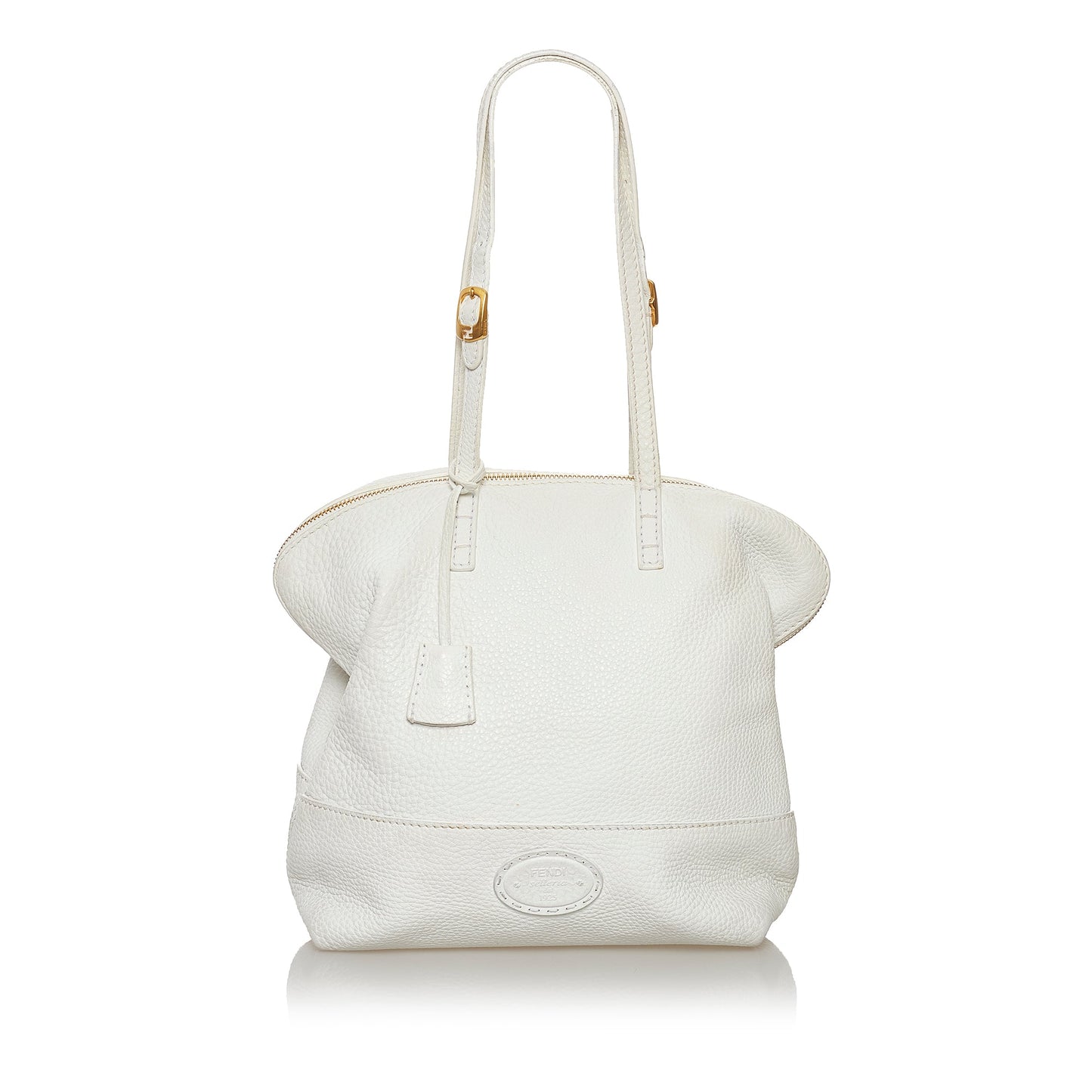 Fendi Selleria 2Bag White Leather