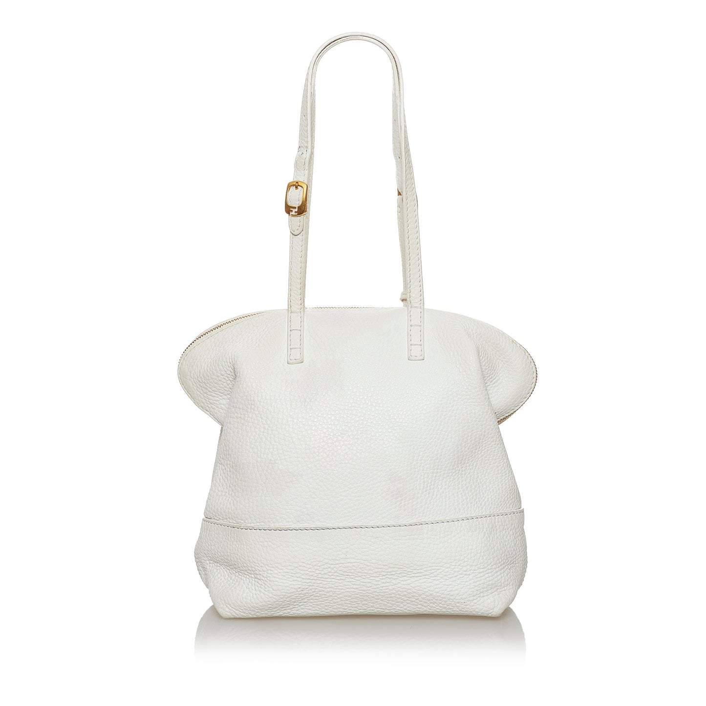 Fendi Selleria 2Bag White Leather
