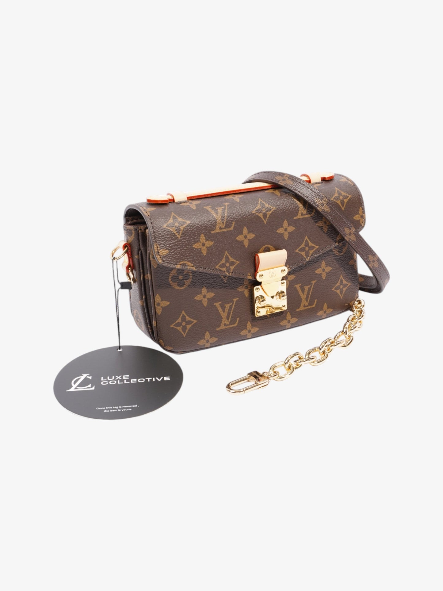 Louis Vuitton Pochette Metis East West Bag Monogram Coated Canvas