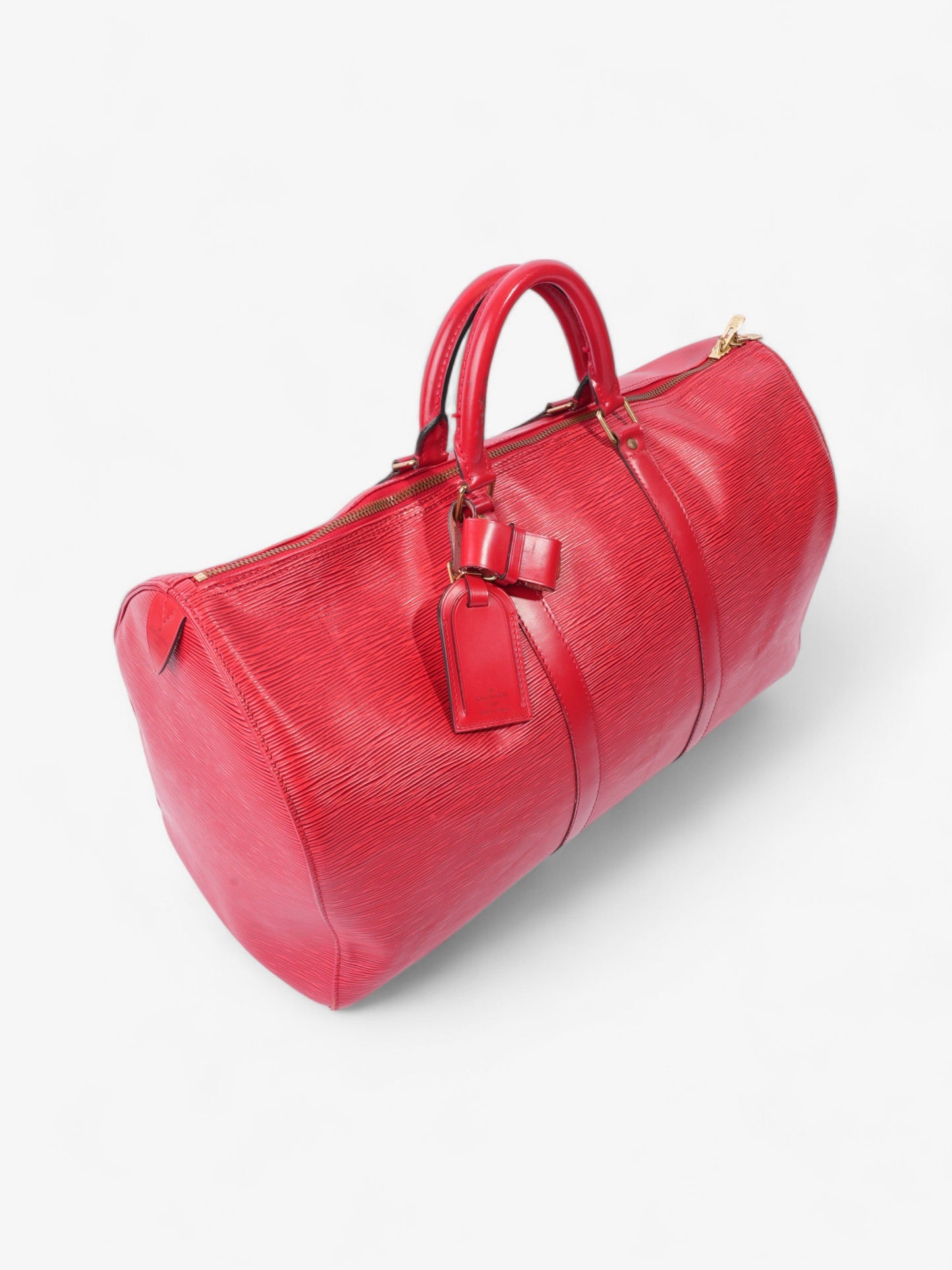 Louis Vuitton Keepall Red Epi Leather 50