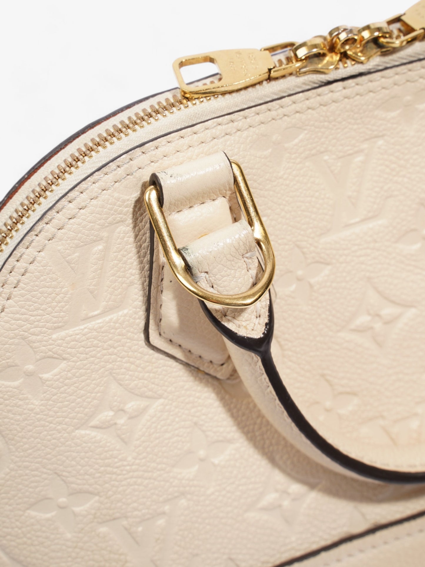 Louis Vuitton Neo Alma BB Beige / Black Embossed Leather BB