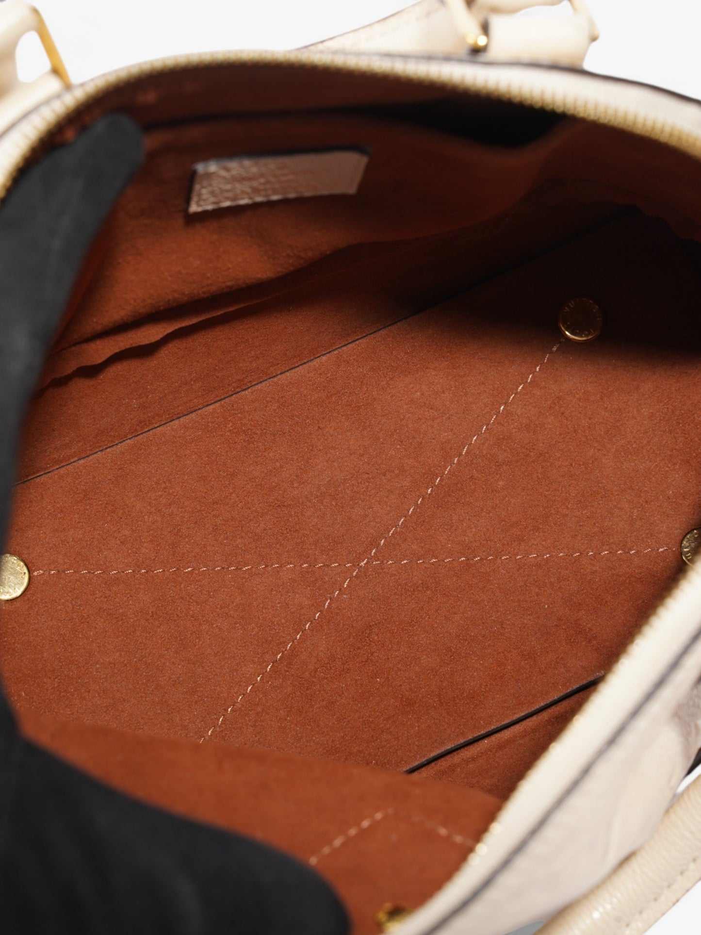 Louis Vuitton Neo Alma BB Beige / Black Embossed Leather BB
