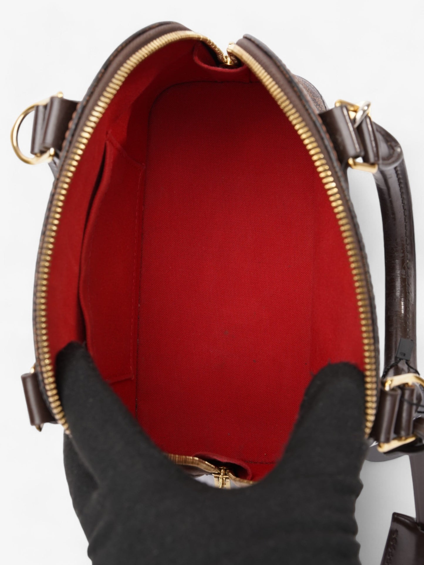 Louis Vuitton Alma Damier Ebene Coated Canvas BB