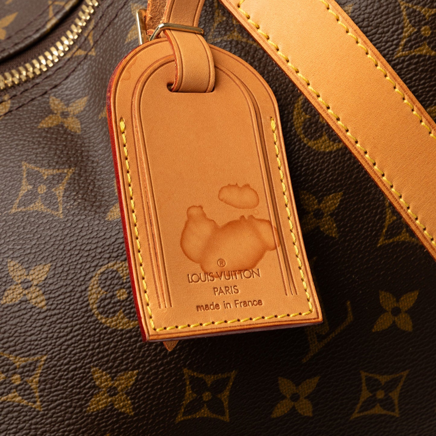 Brown Louis Vuitton Monogram Keepall 50 Travel Bag