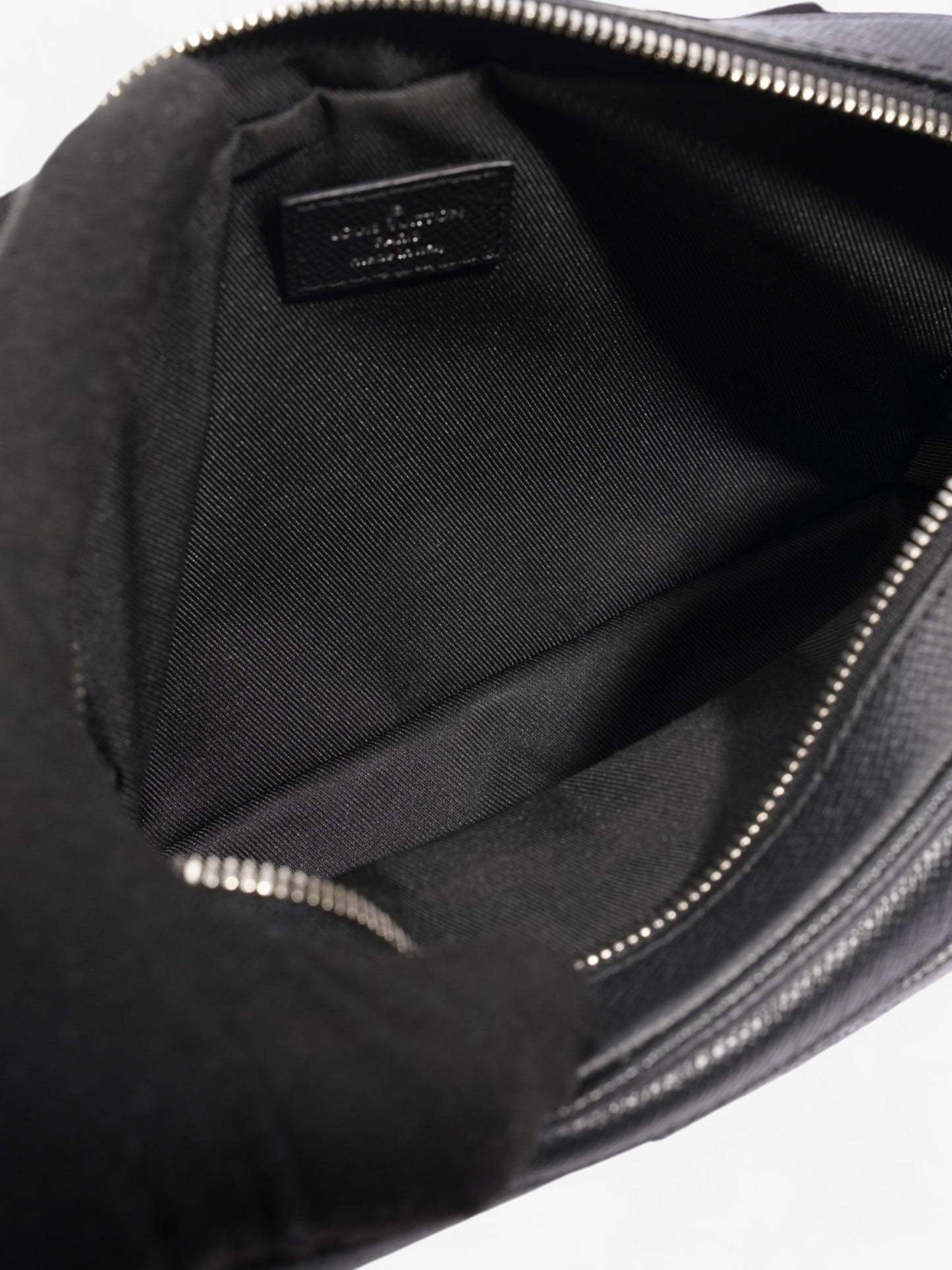 Louis Vuitton Outdoor Bum Bag Black Monogram Calfskin Leather