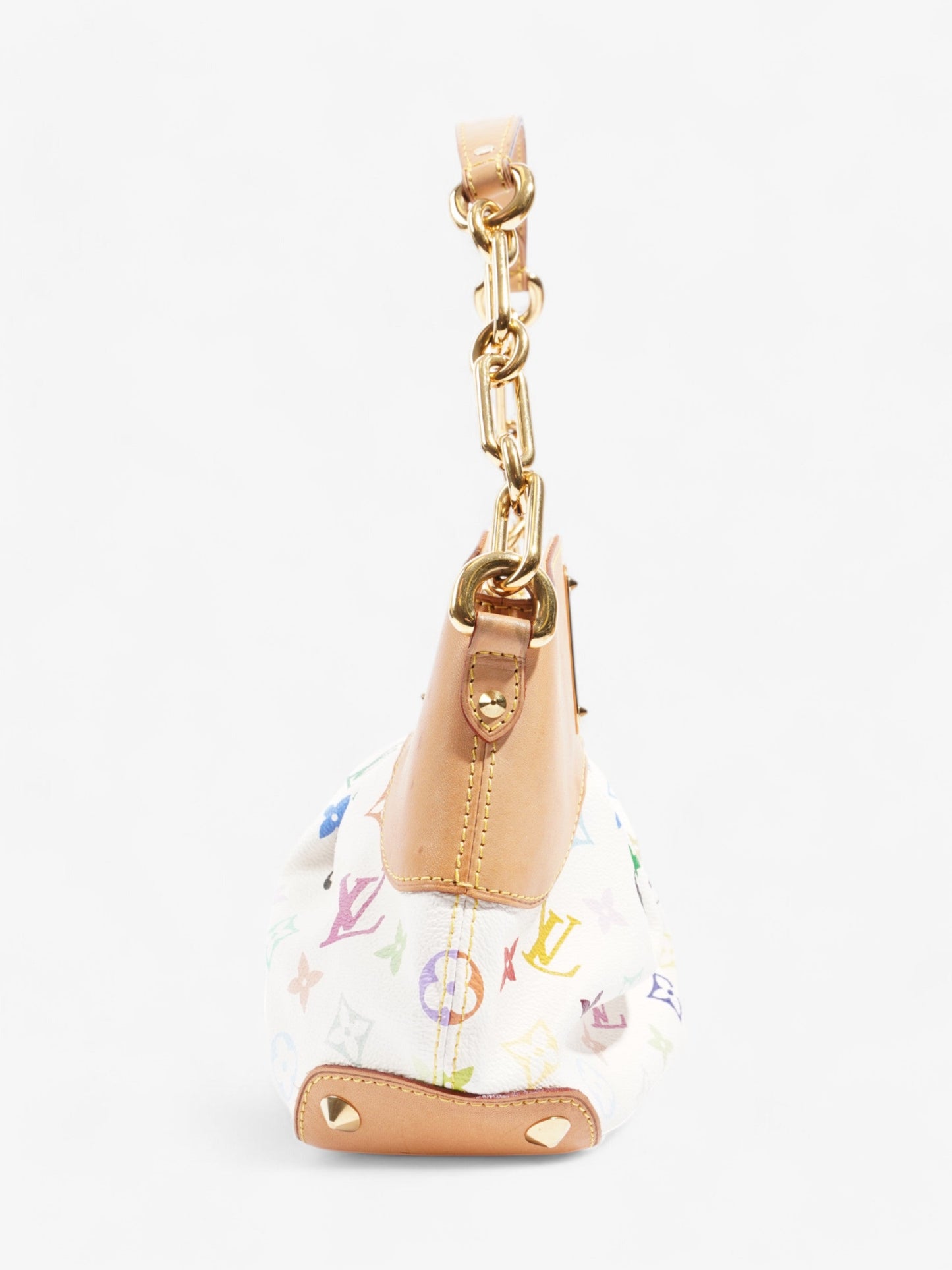 Louis Vuitton Takashi Murakami Judy White / Multicolour Coated Canvas PM