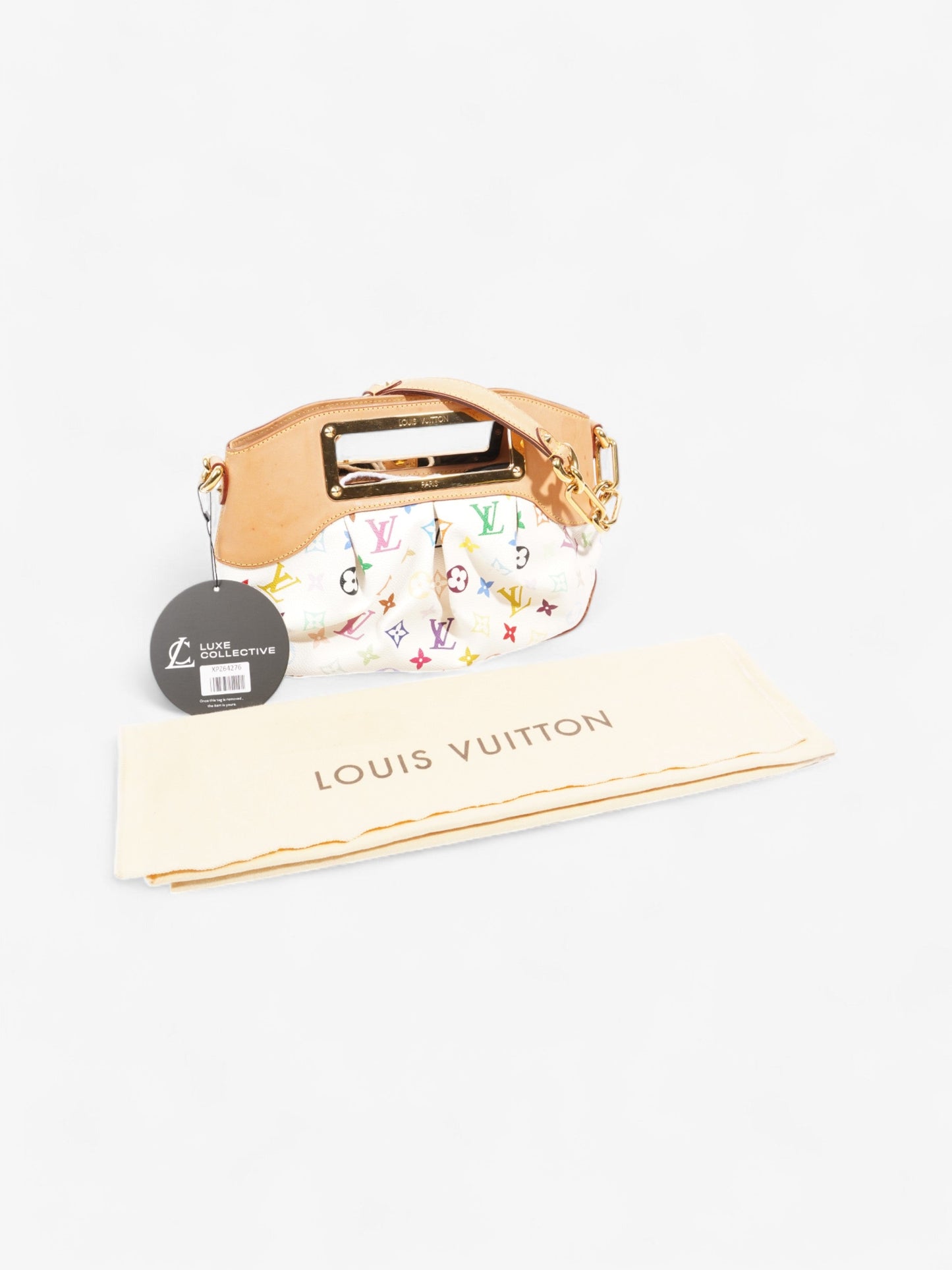 Louis Vuitton Takashi Murakami Judy White / Multicolour Coated Canvas PM