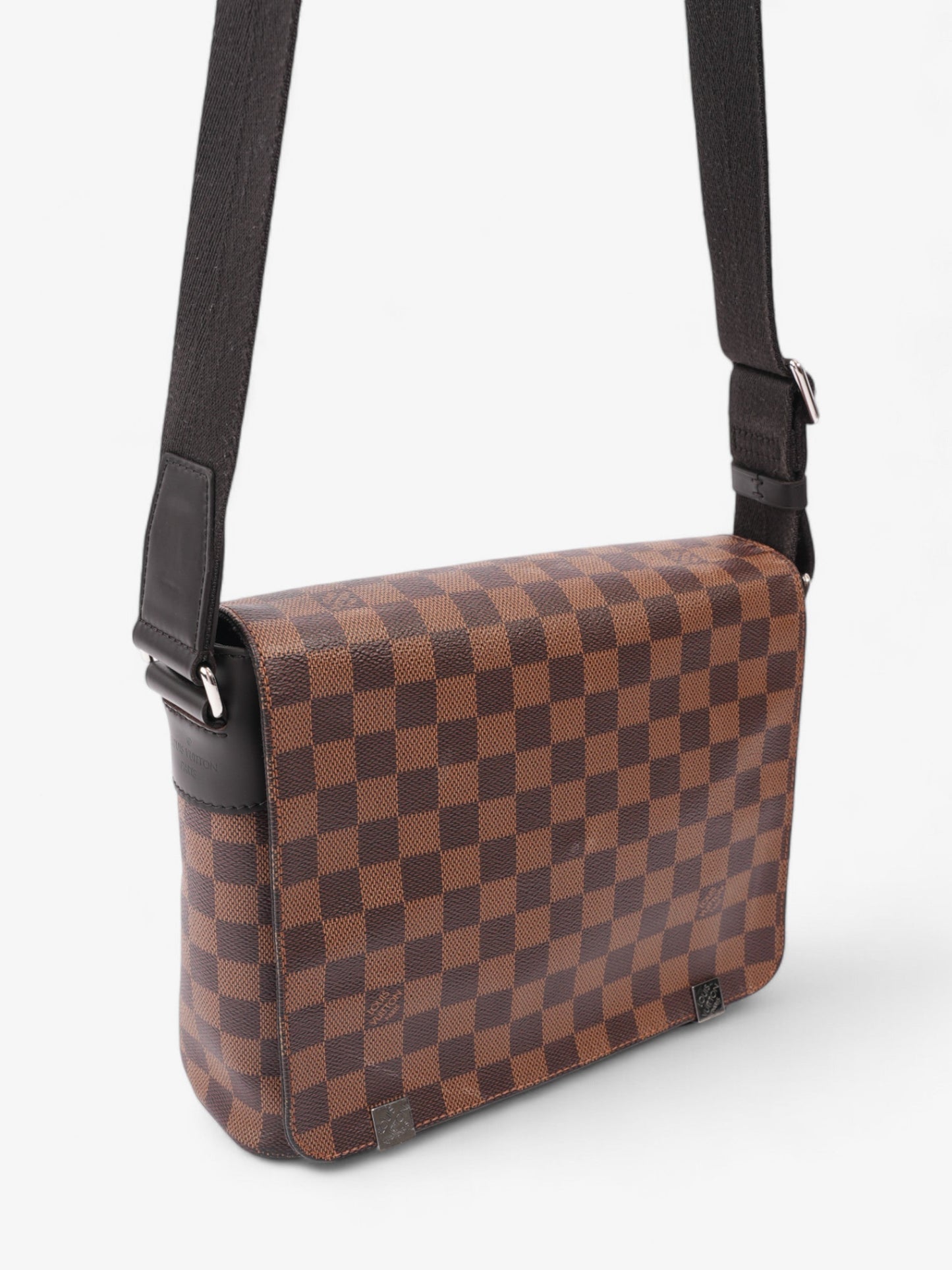 Louis Vuitton District Messenger Damier Ebene Coated Canvas