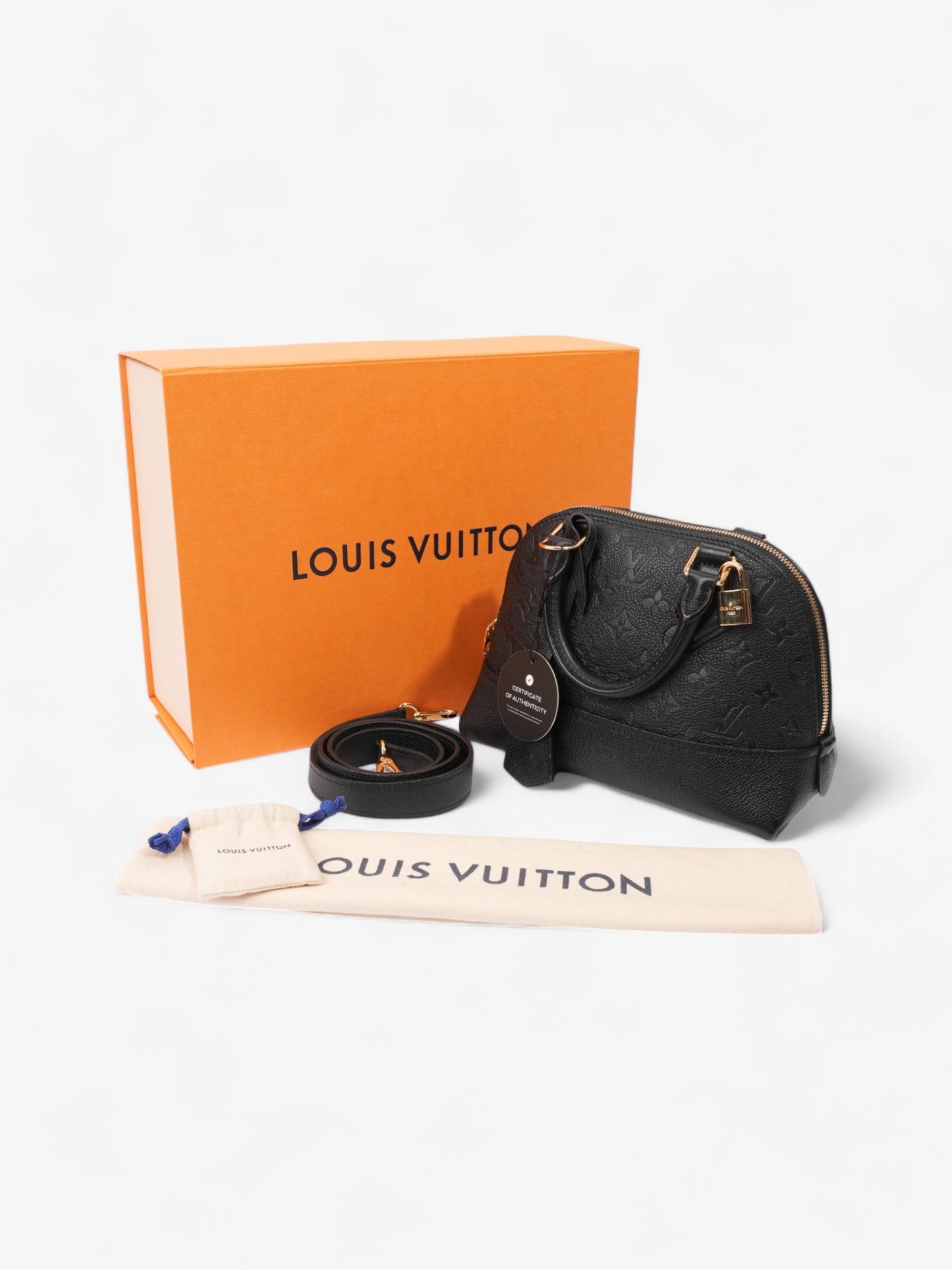Louis Vuitton Neo Alma Black Empreinte Leather BB