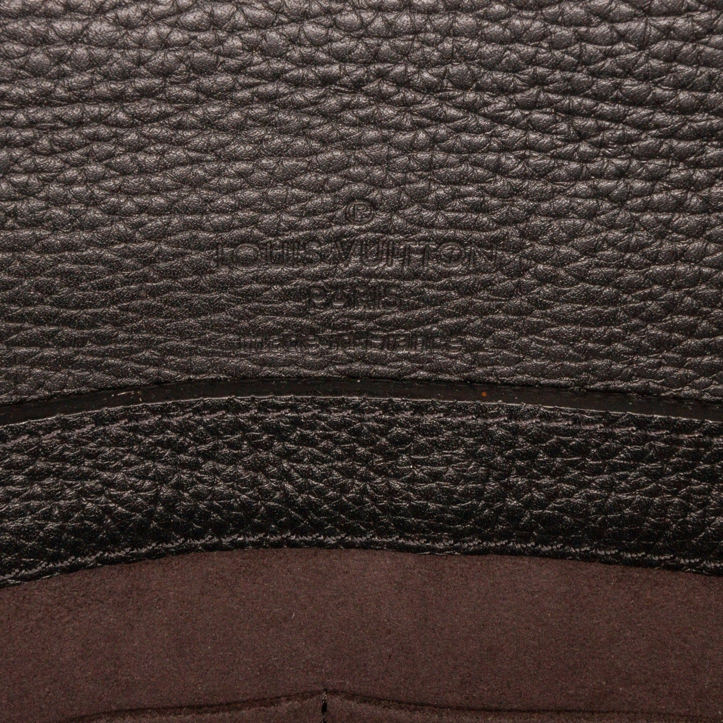 Black Louis Vuitton Taurillon Serviette Dorian Business Bag